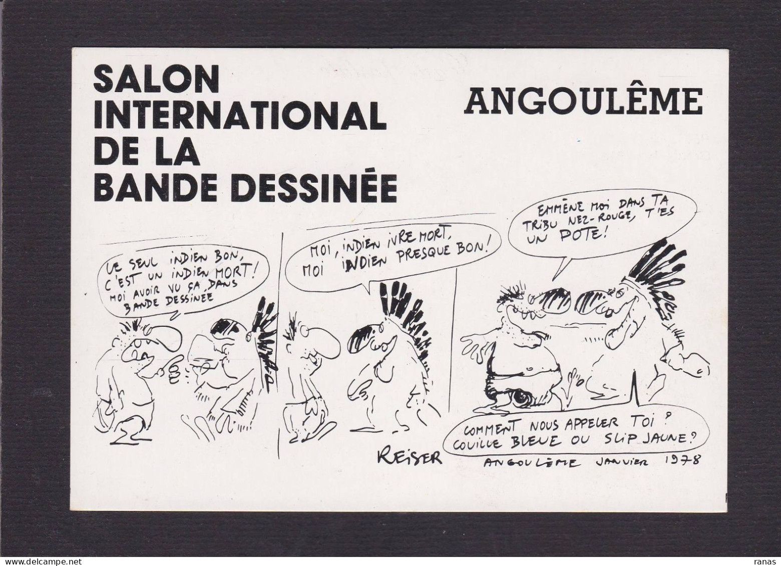 CPM Reiser Bande Dessinée Angoulême Non Circulée - Stripverhalen