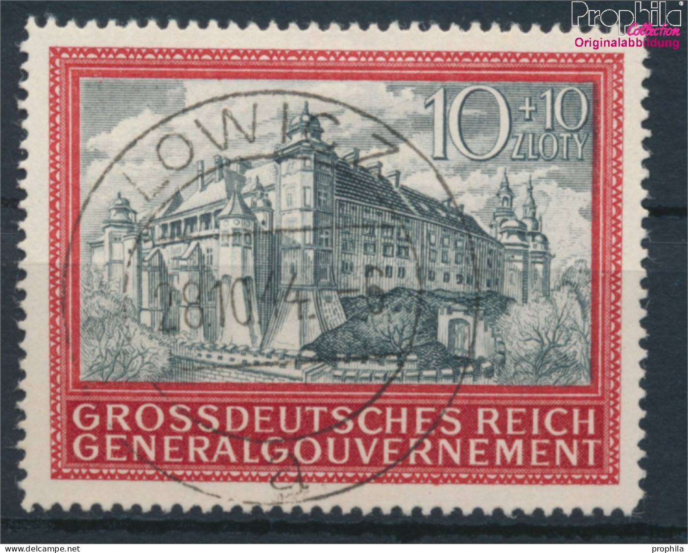 Generalgouvernement 125 (kompl.Ausg.) Gestempelt 1944 Burg Krakau (10368558 - Sonstige & Ohne Zuordnung