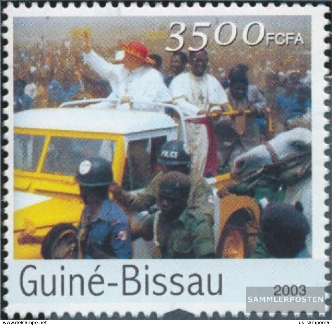 Guinea-Bissau 2628 (complete. Issue) Unmounted Mint / Never Hinged 2003 Pope Travels In Africa - Guinea-Bissau