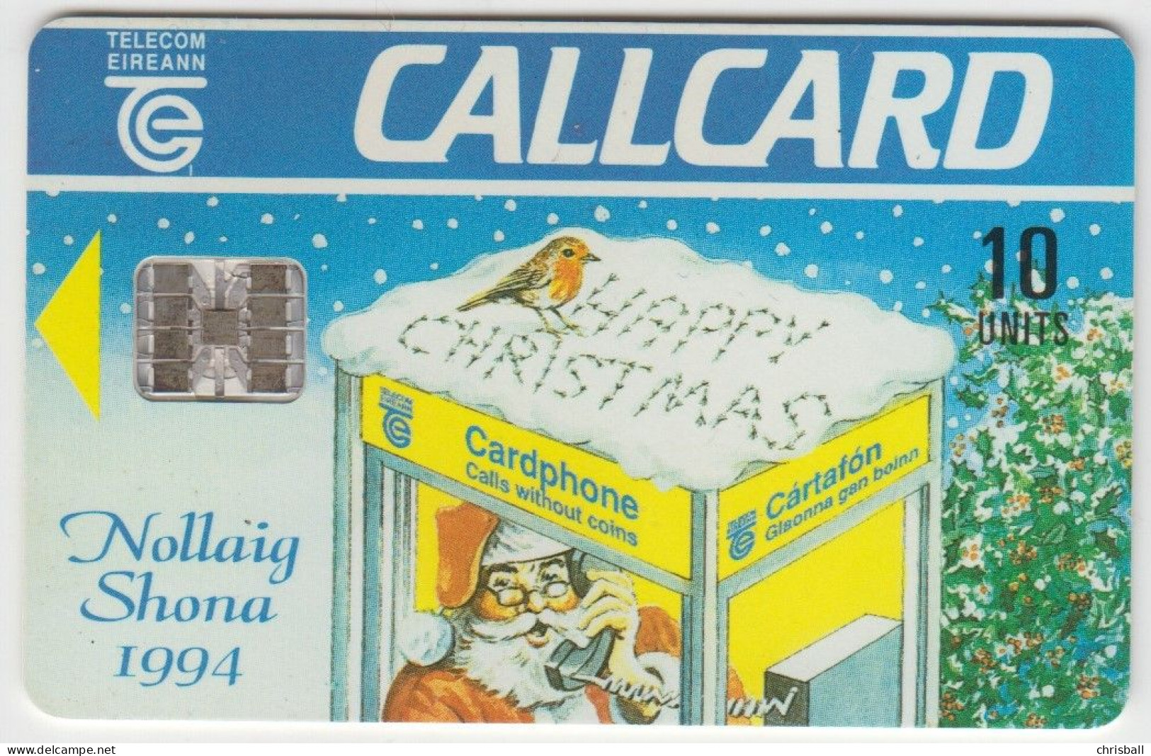 Ireland  Callcard Phonecard - 1994 Christmas -  (Chip SC7) - Irlande