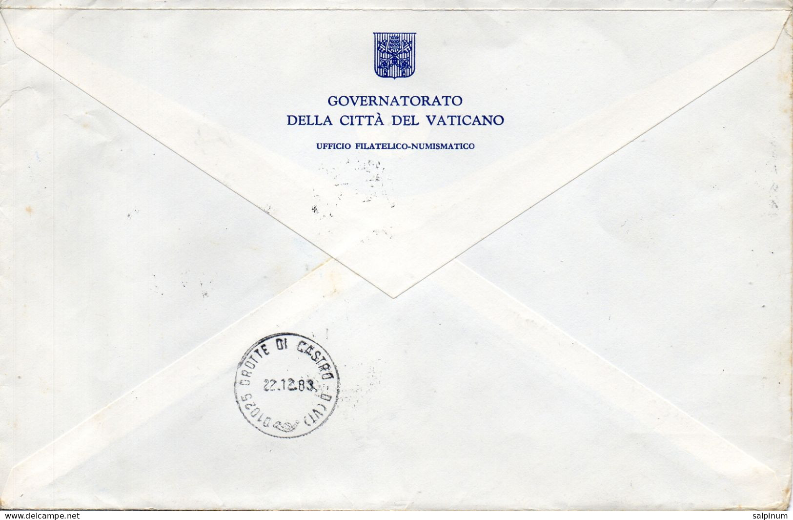 Philatelic Envelope With Stamps Sent From VATICAN CITY STATE To ITALY - Brieven En Documenten