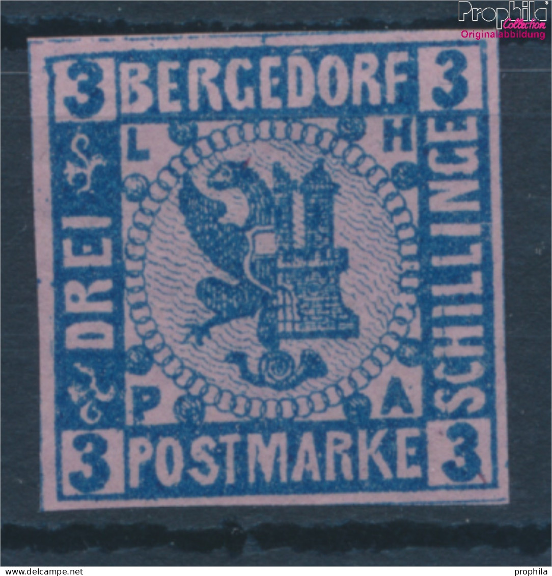 Bergedorf 4ND Neu- Bzw. Nachdruck Postfrisch 1887 Wappen (10342298 - Bergedorf