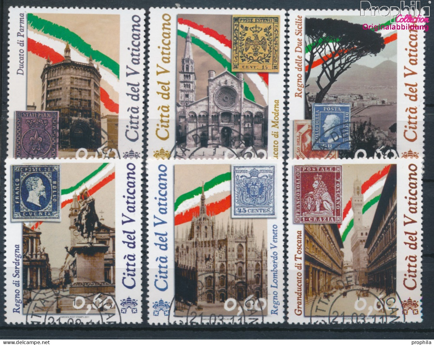 Vatikanstadt 1690-1695 (kompl.Ausg.) Gestempelt 2011 Einheit Italiens (10368648 - Oblitérés