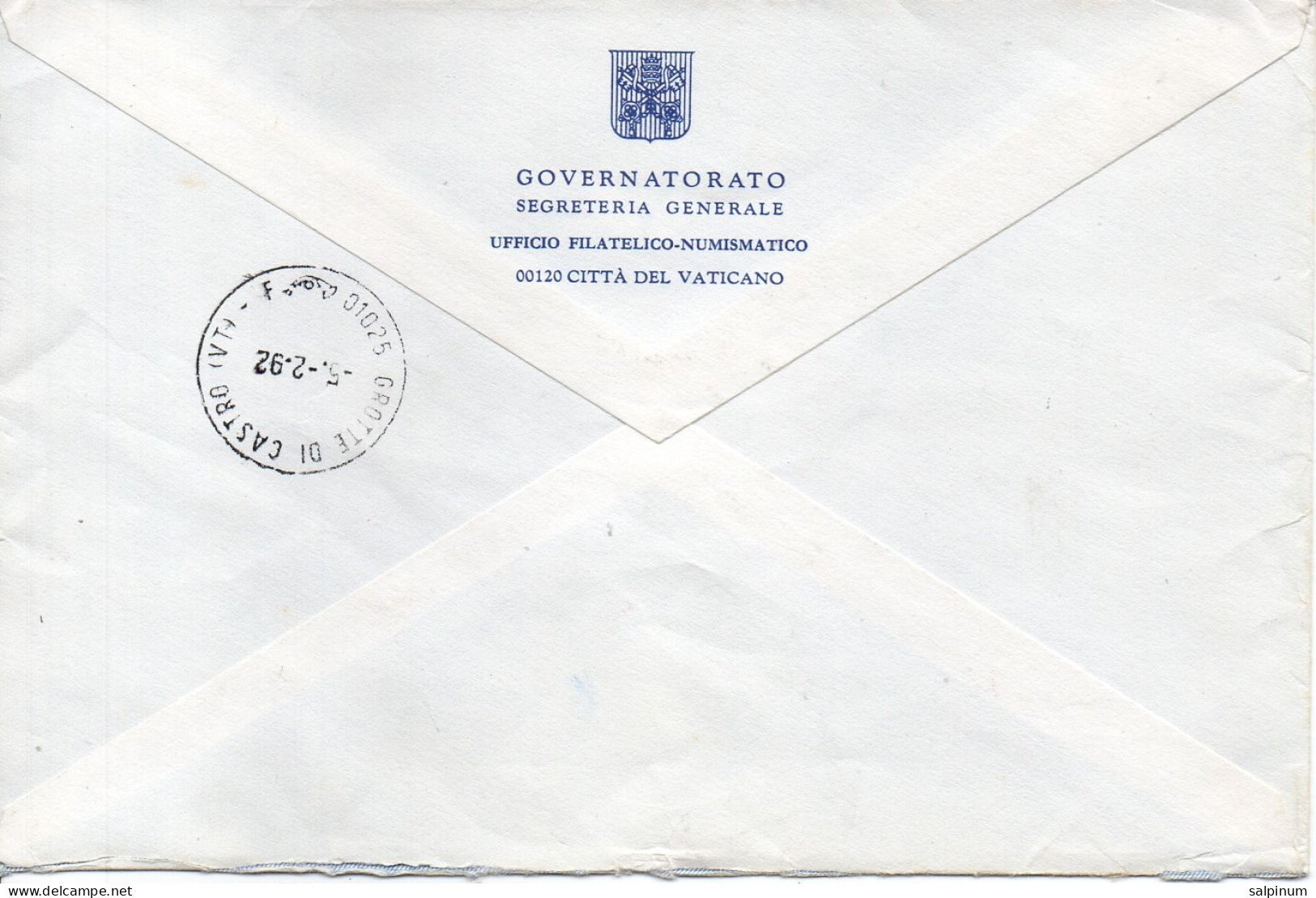 Philatelic Envelope With Stamps Sent From VATICAN CITY STATE To ITALY - Lettres & Documents