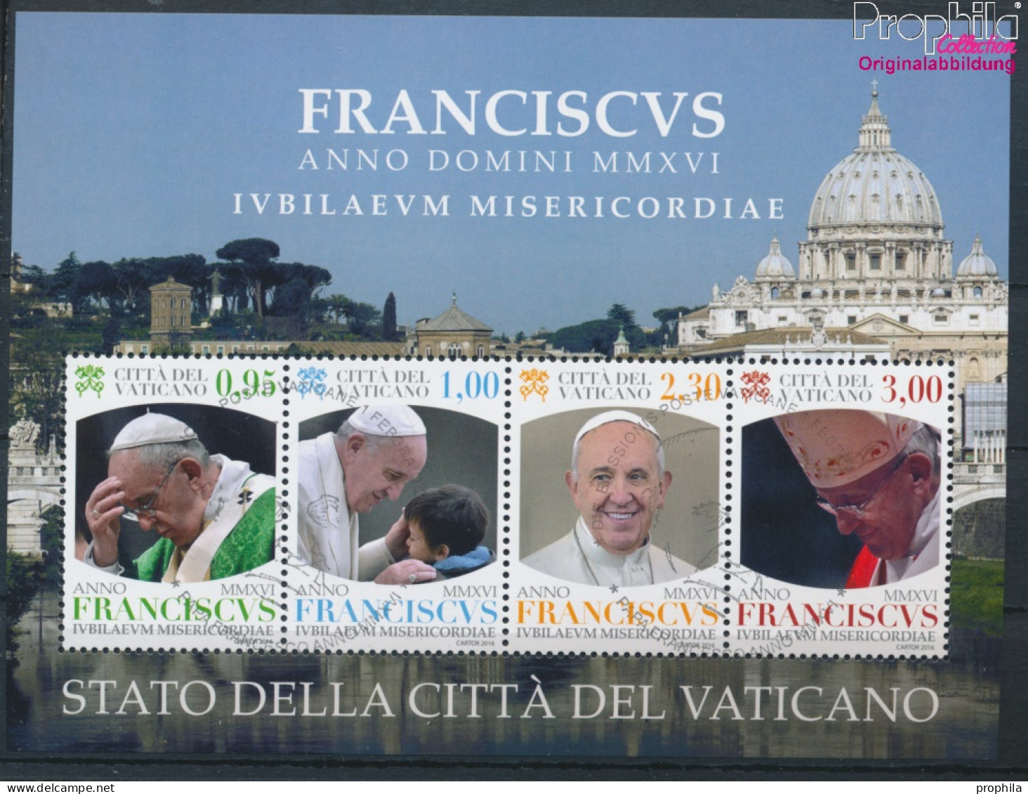 Vatikanstadt Block50 (kompl.Ausg.) Gestempelt 2016 Papst Franziskus (10368637 - Used Stamps