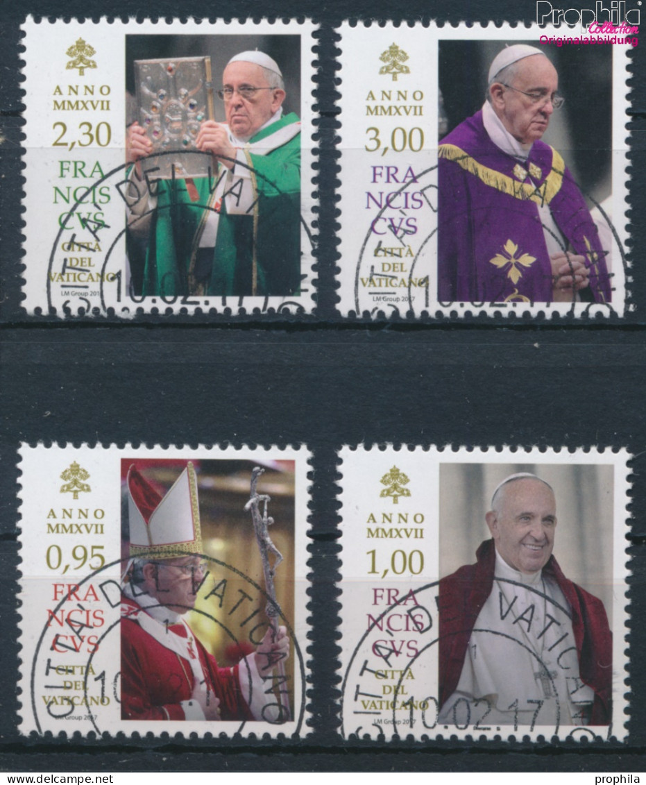 Vatikanstadt 1889-1892 (kompl.Ausg.) Gestempelt 2017 Papst Franziskus (10368635 - Used Stamps