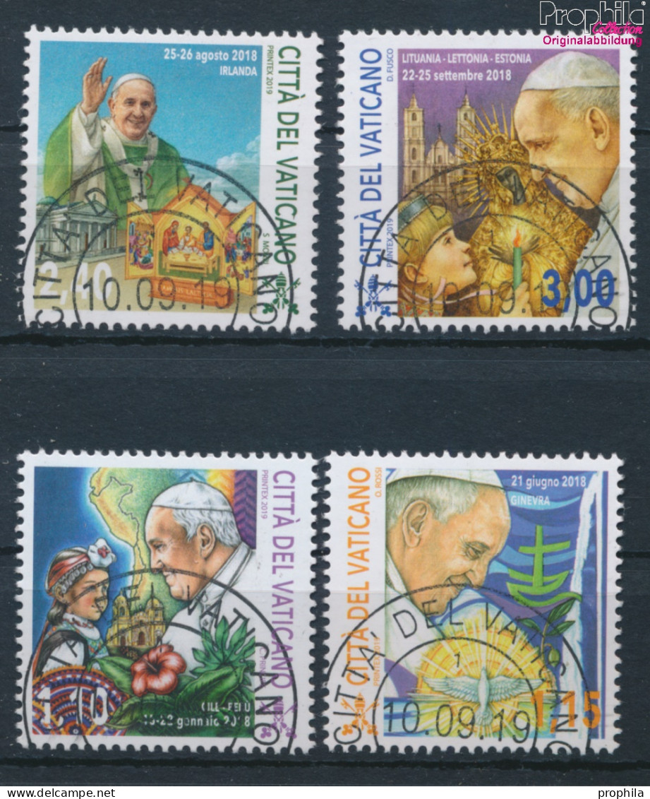 Vatikanstadt 1975-1978 (kompl.Ausg.) Gestempelt 2019 Papstreisen (10368629 - Used Stamps