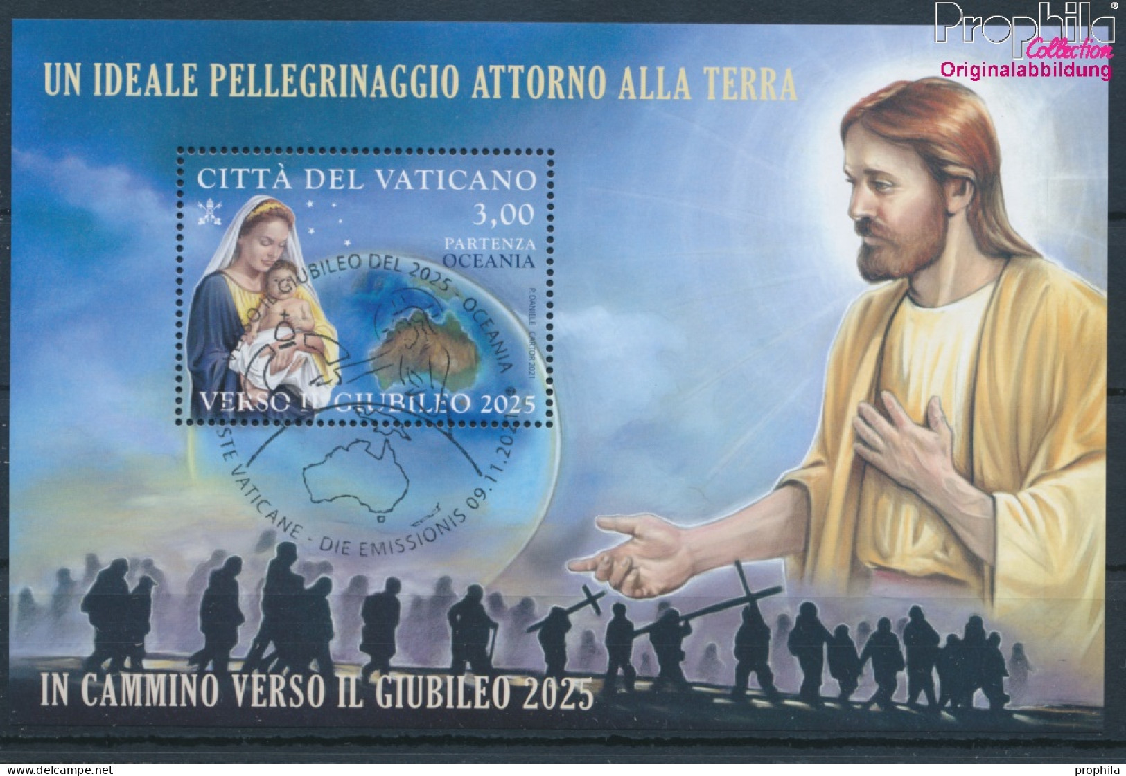 Vatikanstadt Block74 (kompl.Ausg.) Gestempelt 2021 Pilgerreise - Ozeanien (10368623 - Gebraucht