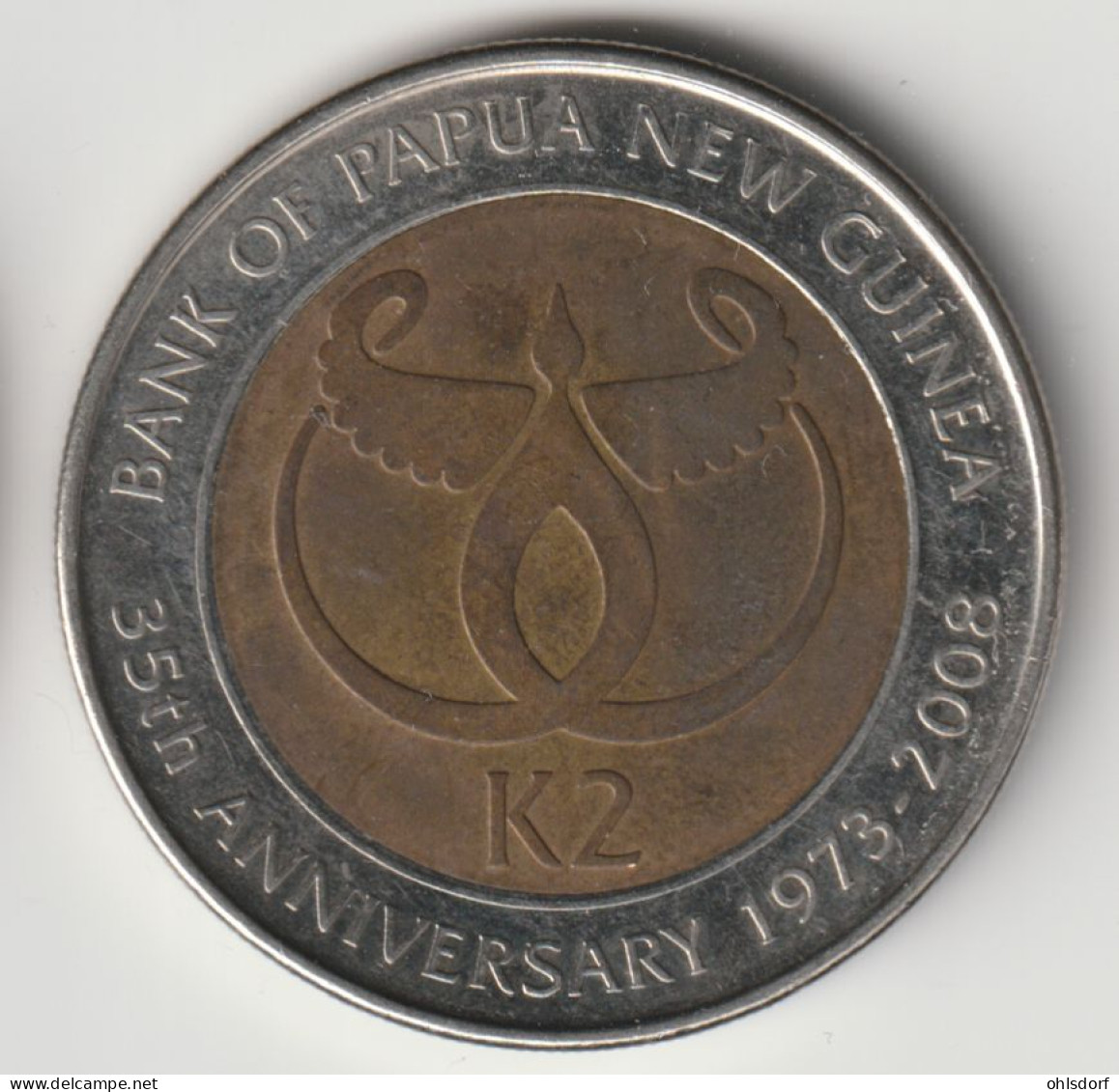 PAPUA NEW GUINEA 2008: 2 Kina, KM 51 - Papoea-Nieuw-Guinea