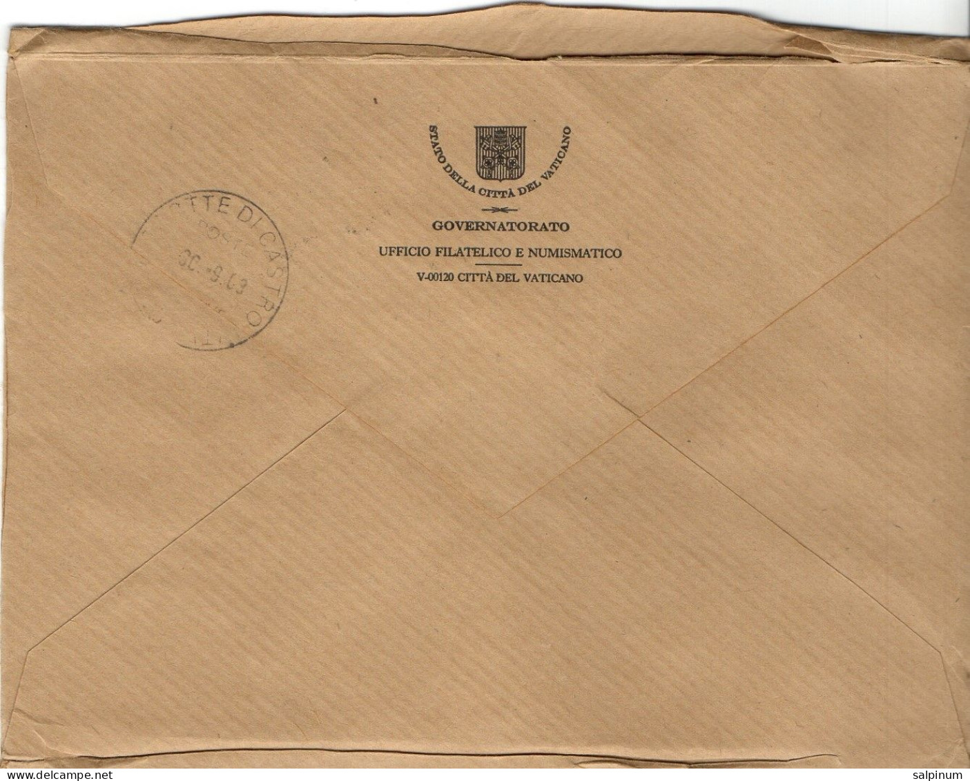 Philatelic Envelope With Stamps Sent From VATICAN CITY STATE To ITALY - Lettres & Documents