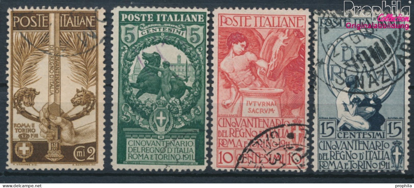 Italien 100-103 (kompl.Ausg.) Gestempelt 1911 Königreich Italien (10368609 - Used