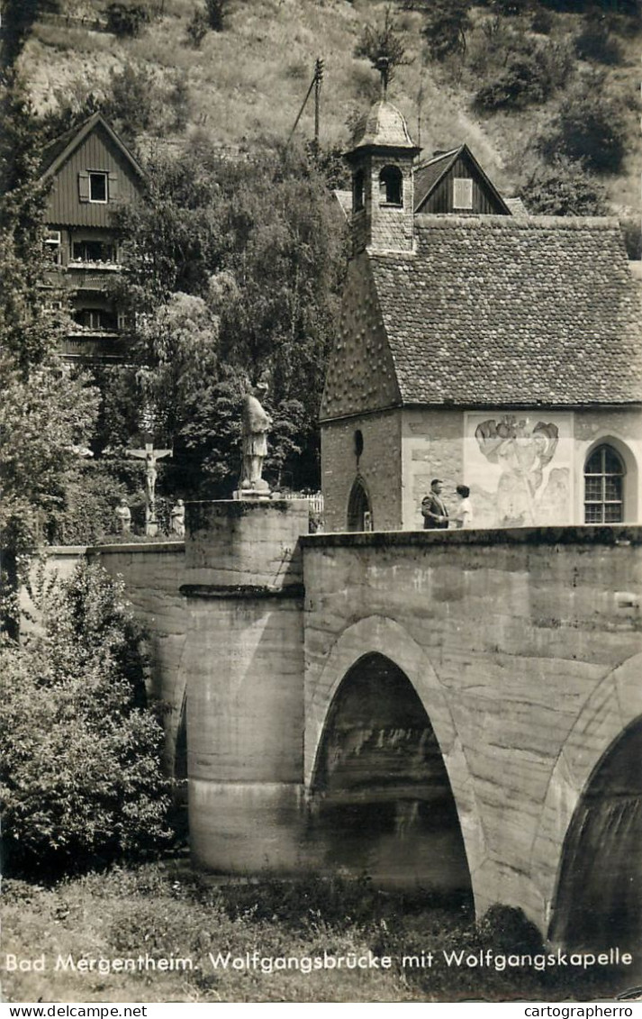 Germany Bad Mergentheim Wolfgangsbrucke Mit Wolfgangskapelle - Bad Mergentheim