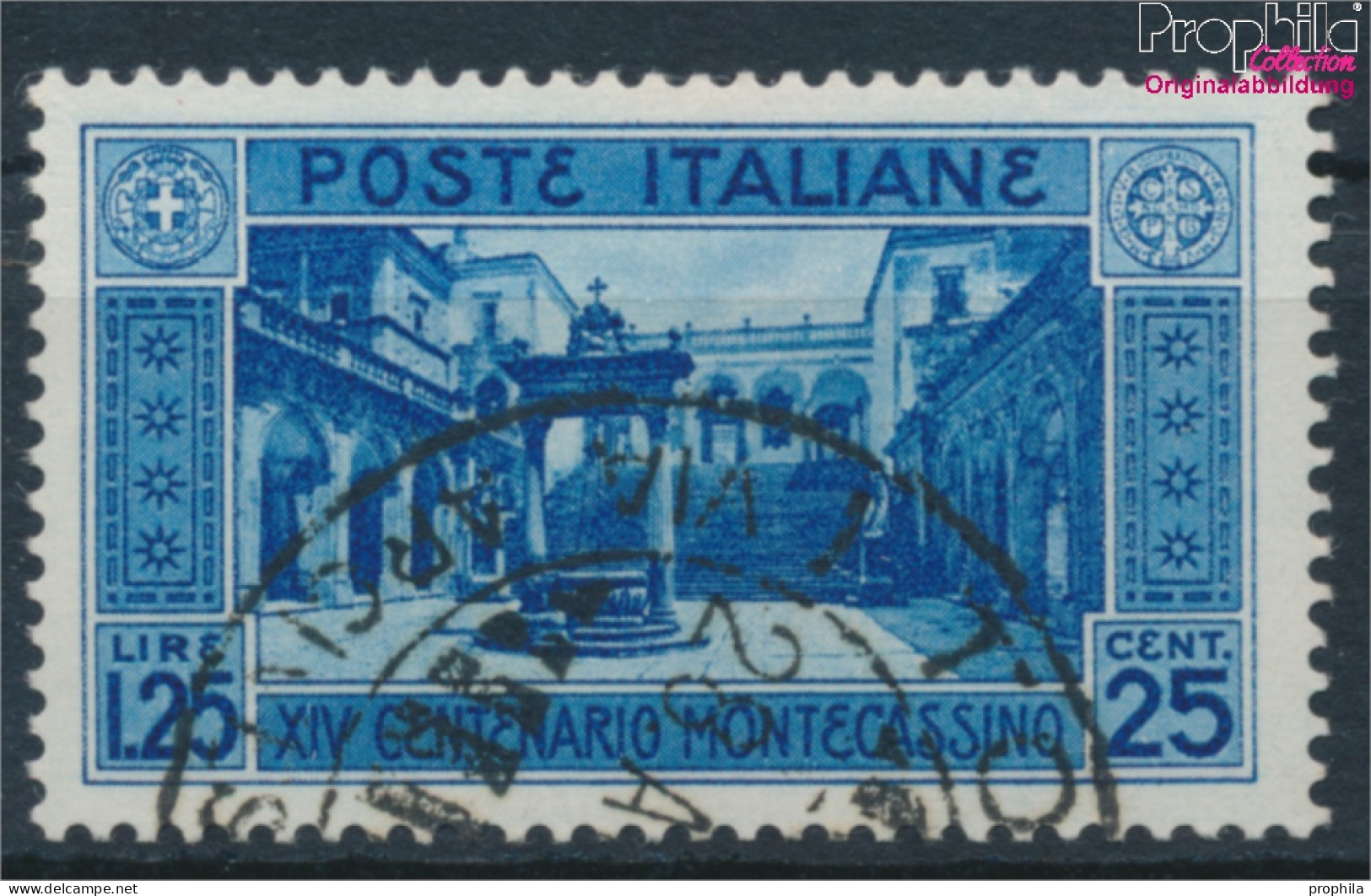 Italien 322 Gestempelt 1929 Klosterabtei (10368598 - Oblitérés