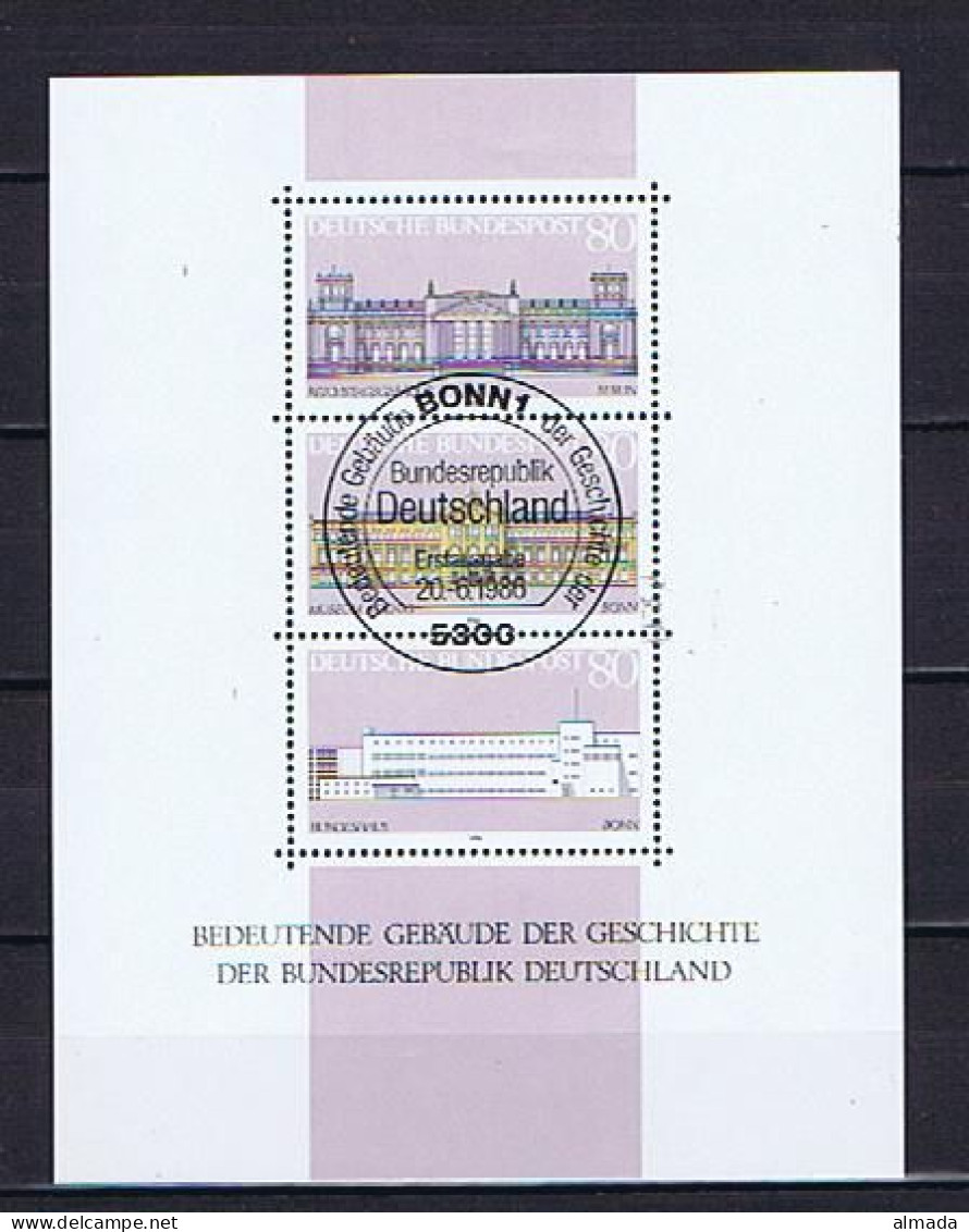 BRD (West) Germany 1986: Michel Block 20 Gestempelt SSt, Used - 1981-1990