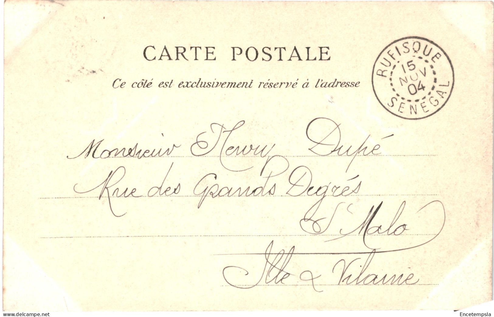 CPA Carte Postale  Sénégal Rufisque Village De Bargny 1904 VM79832ok - Senegal