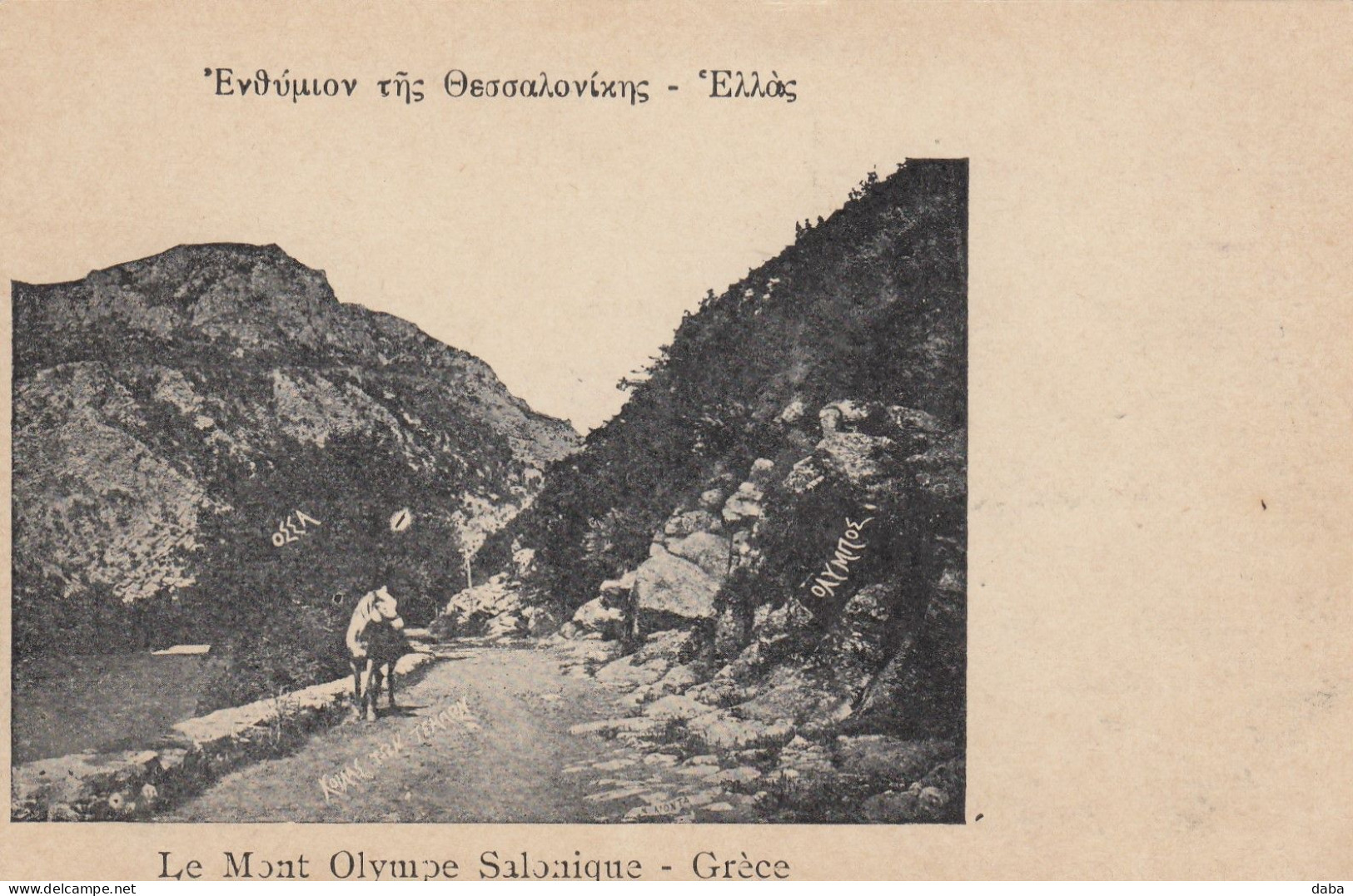 Grèce.  Salonique. Le Mont Olympe - Griechenland