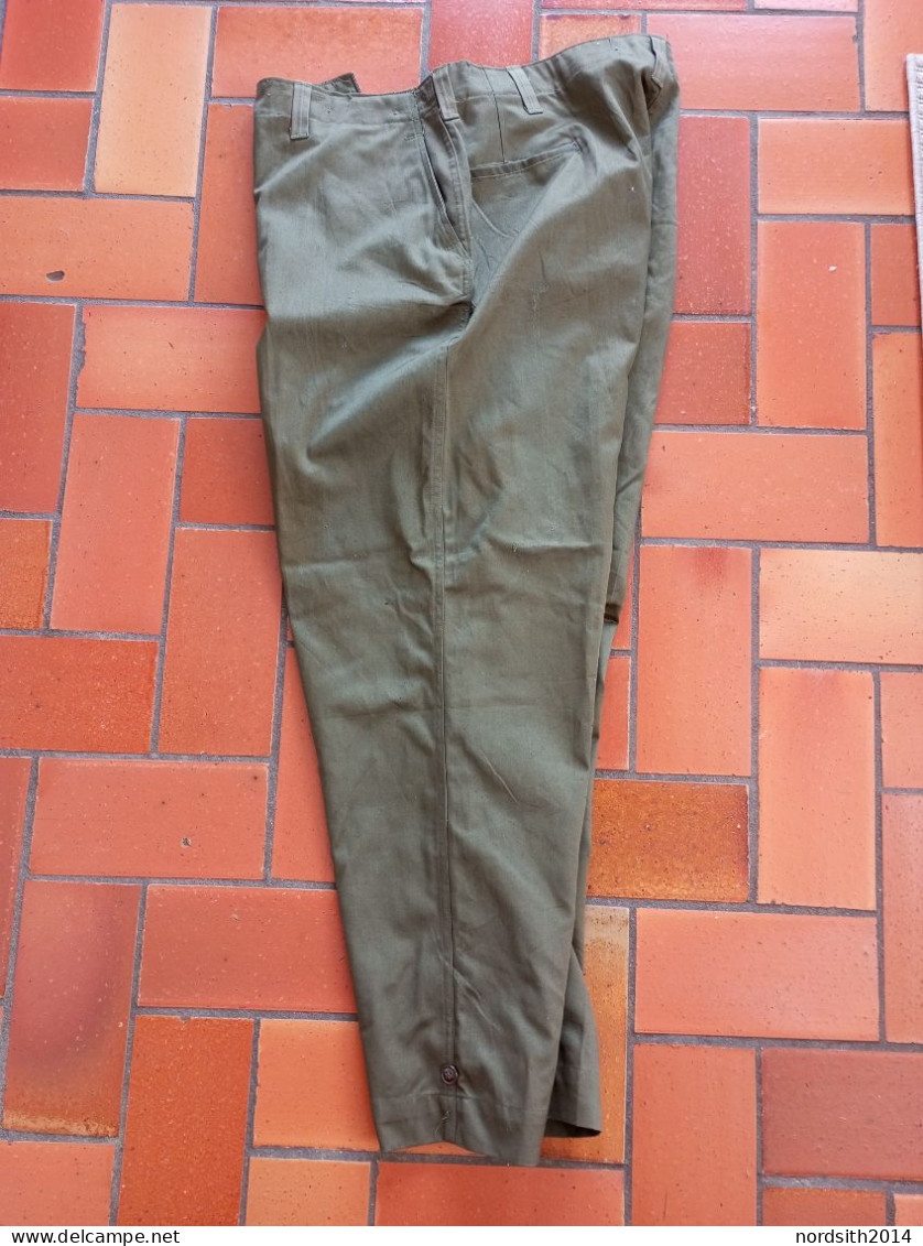 US ARMY - FRANCE - FRANCAIS - COTTON FIELD TROUSERS INDOCHINE - Uniform