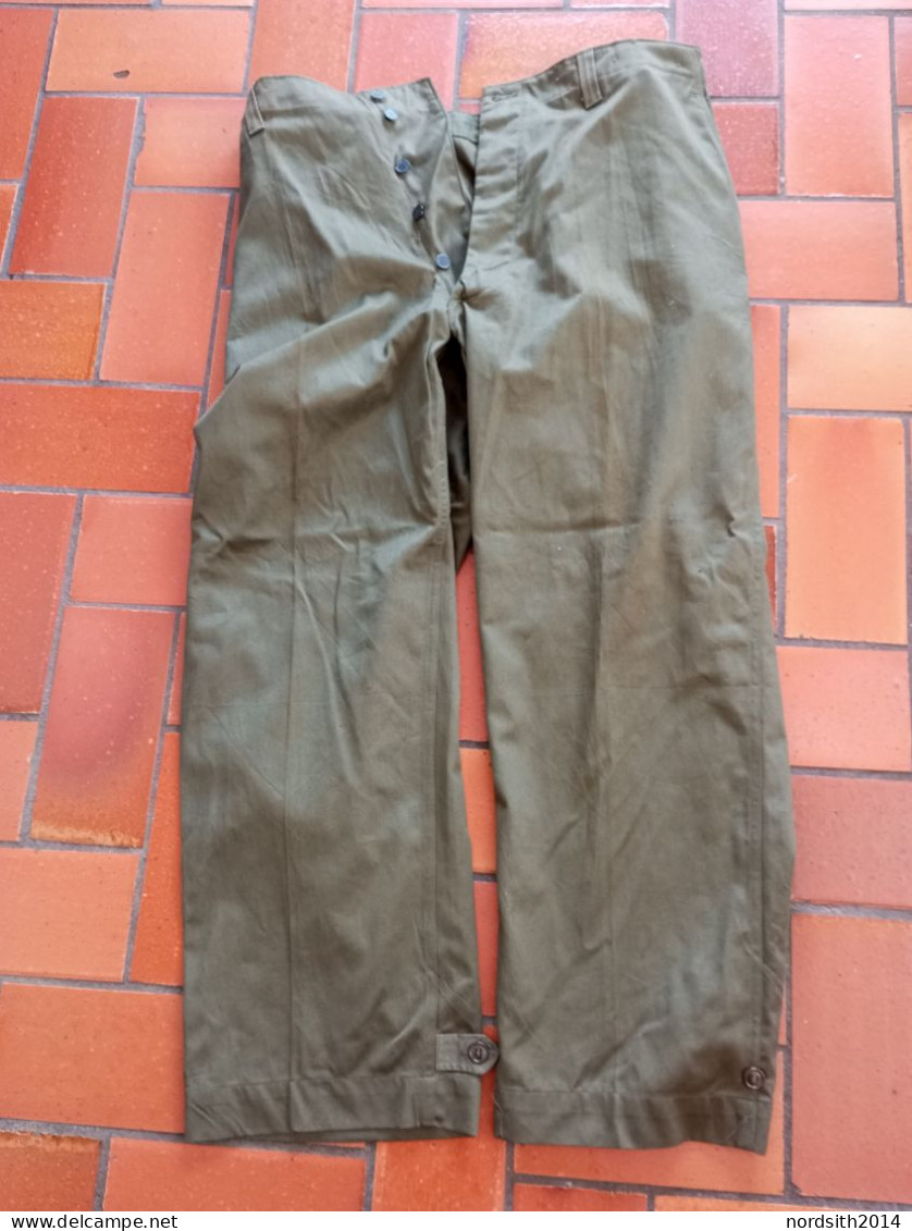 US ARMY - FRANCE - FRANCAIS - COTTON FIELD TROUSERS INDOCHINE