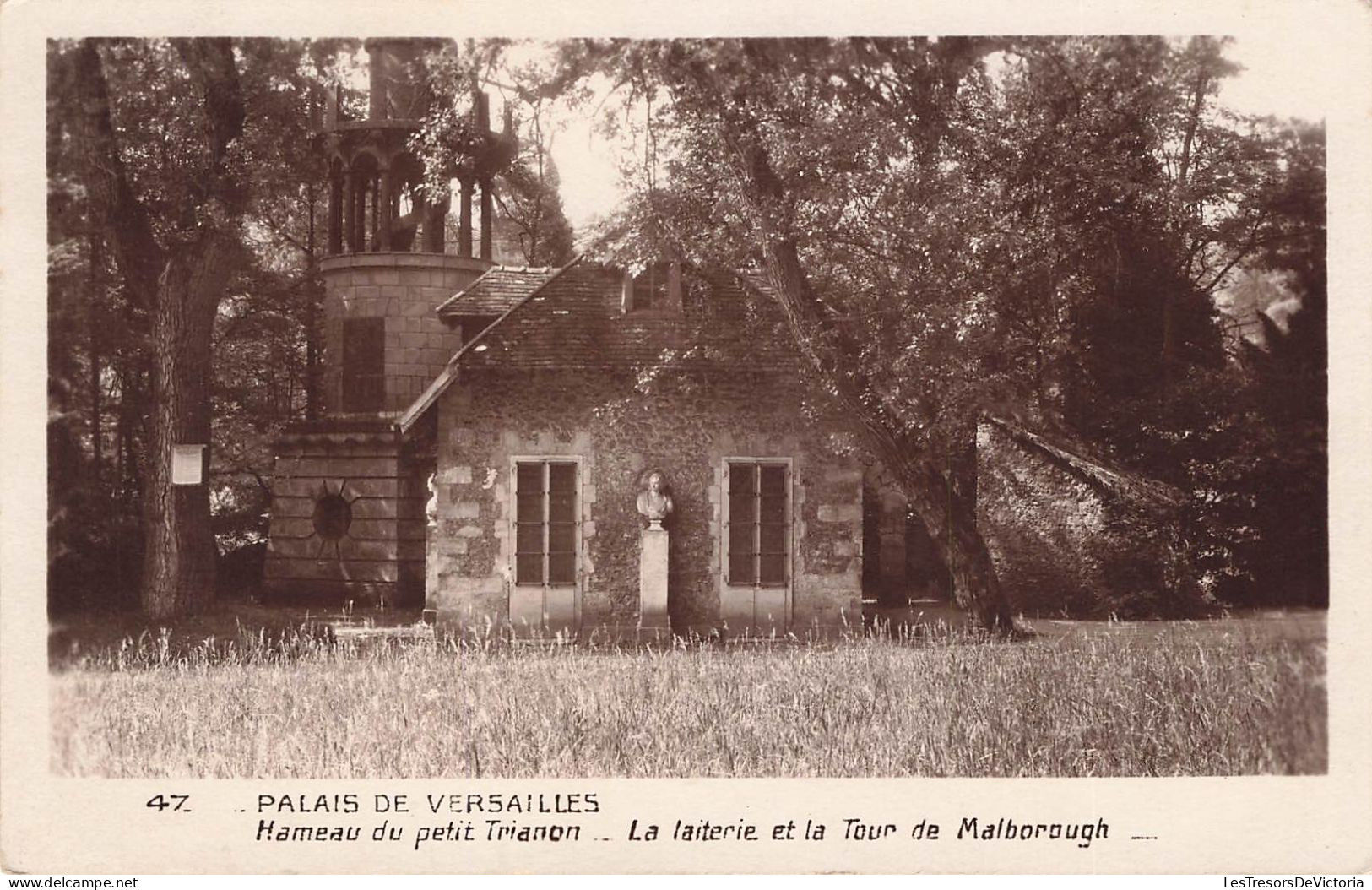 FRANCE - Palais De Versailles - Hameau Du Petit Trianon - La Laiterie Et La Tour De Malborough - Carte Postale Ancienne - Versailles (Schloß)