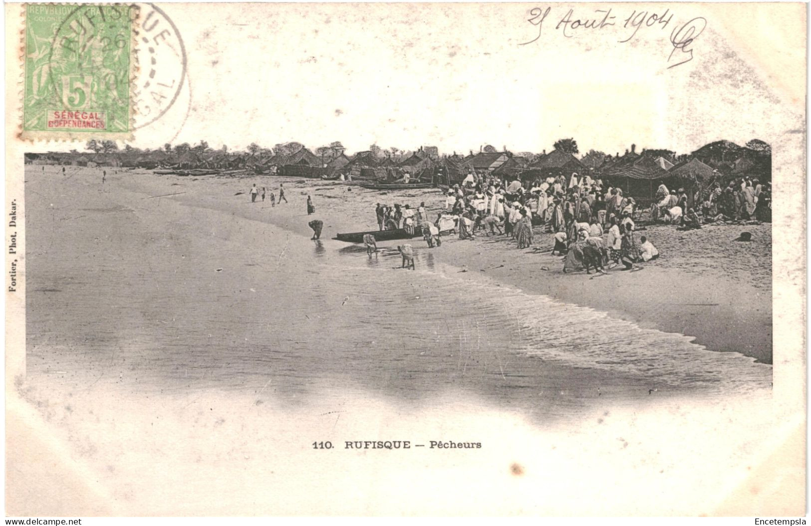 CPA Carte Postale  Sénégal Rufisque Pêcheurs  1904 VM79833ok - Senegal