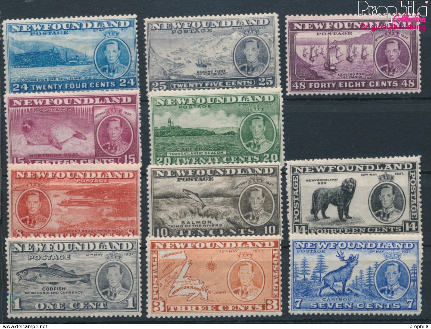 Neufundland 221-231 (kompl.Ausg.) Postfrisch 1937 Krönung (10368544 - 1908-1947