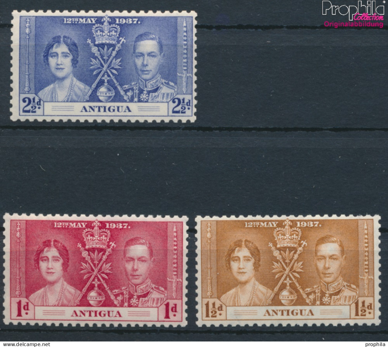 Antigua Postfrisch Krönung 1937 Krönung  (10368538 - 1858-1960 Colonie Britannique