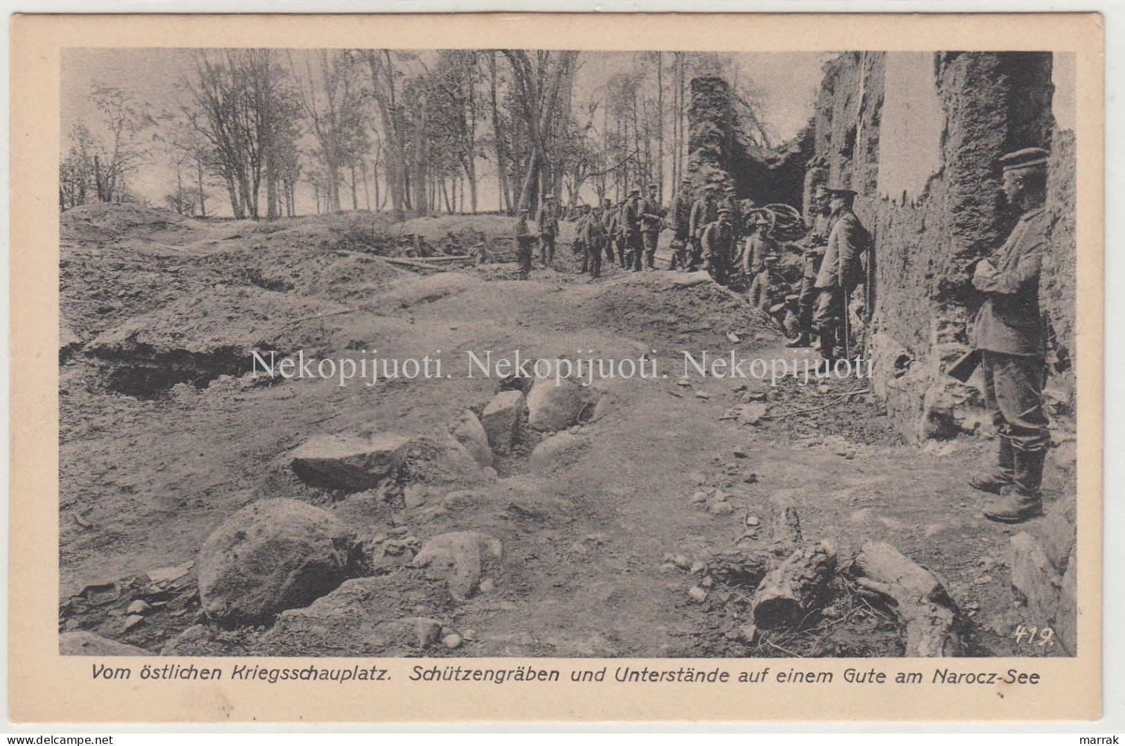 Narocz See, Circa 1916 Postcard - Bielorussia