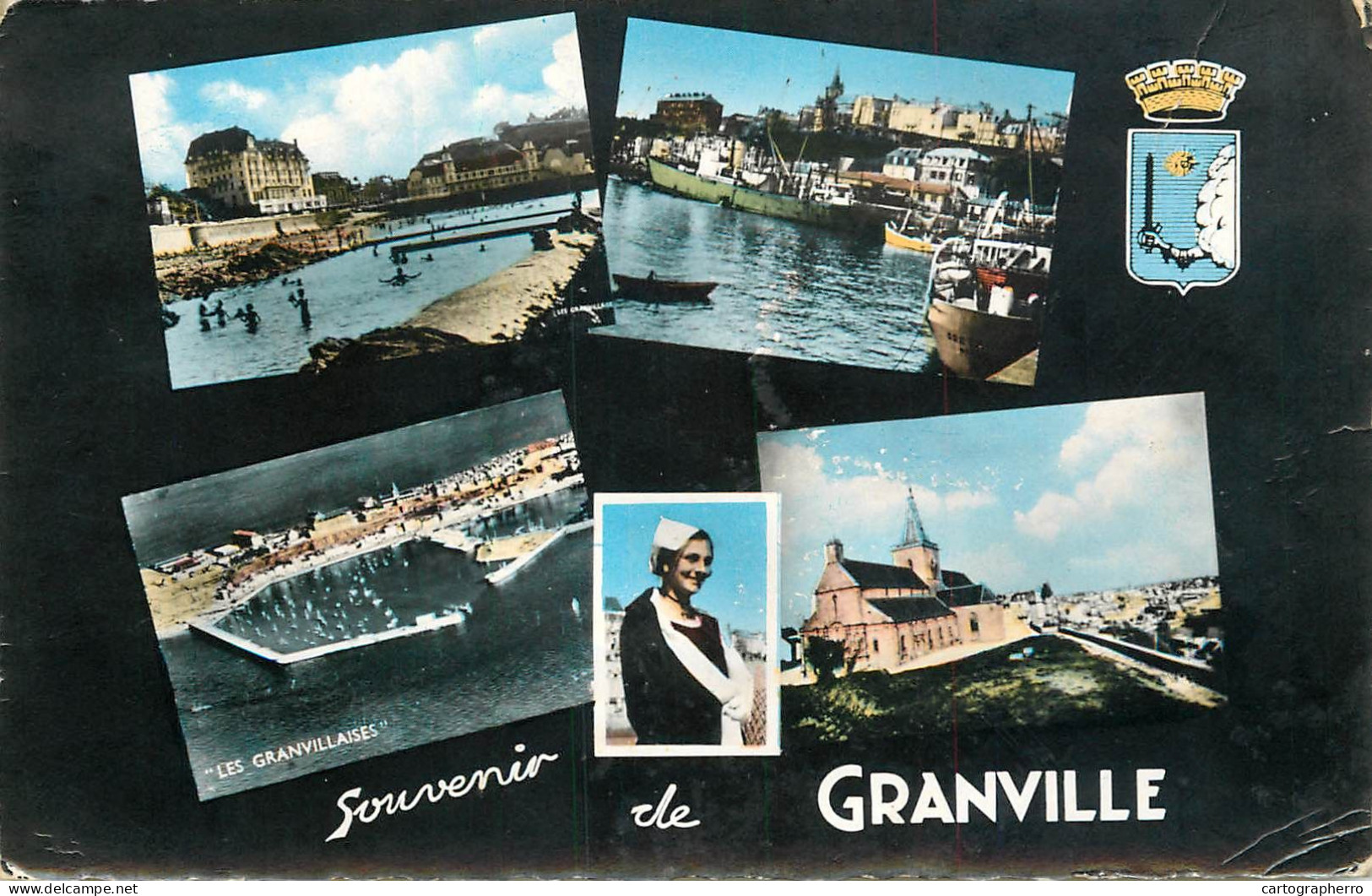 France Cpsm Granville Souvenir - Granville