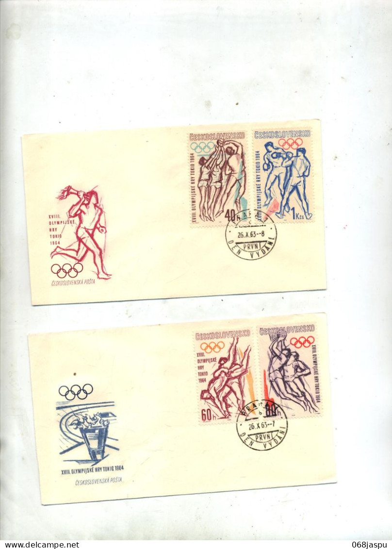 Lettre Cachet Prague Sur Jeu Olympique - Storia Postale