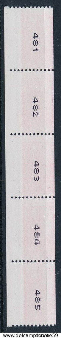 CA-94: FRANCE:  Bande De 5 Timbres De Roulettes 4240** Piquage à Cheval Horizontal (BDF) - Ungebraucht