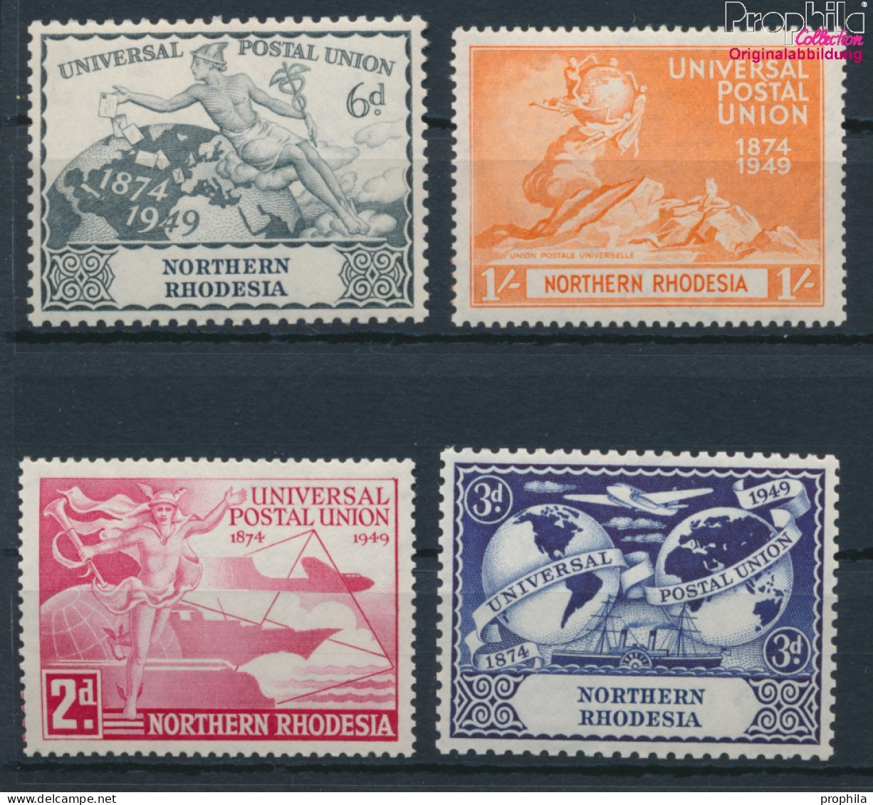 Nord-Rhodesien Postfrisch 75 Jahre UPU 1949 75 Jahre UPU  (10368509 - Nordrhodesien (...-1963)