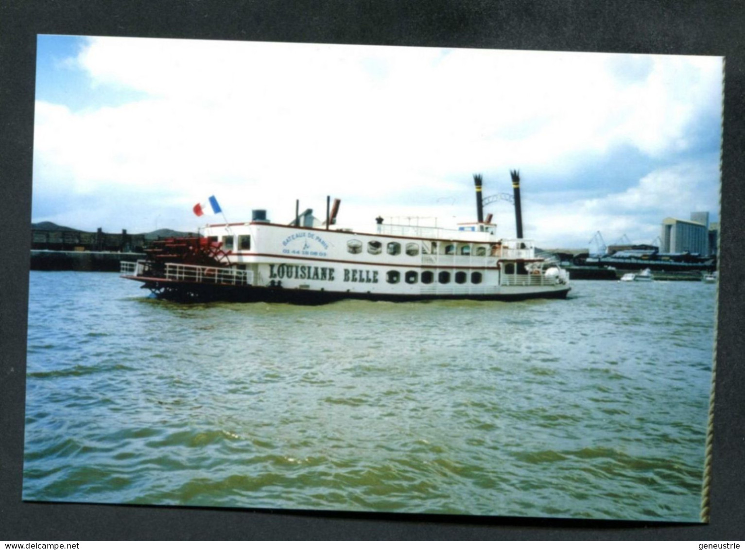 Photo-carte Moderne - Bateau Vapeur à Aubes "Louisiane Belle" à Rouen - Normandie - Steamers