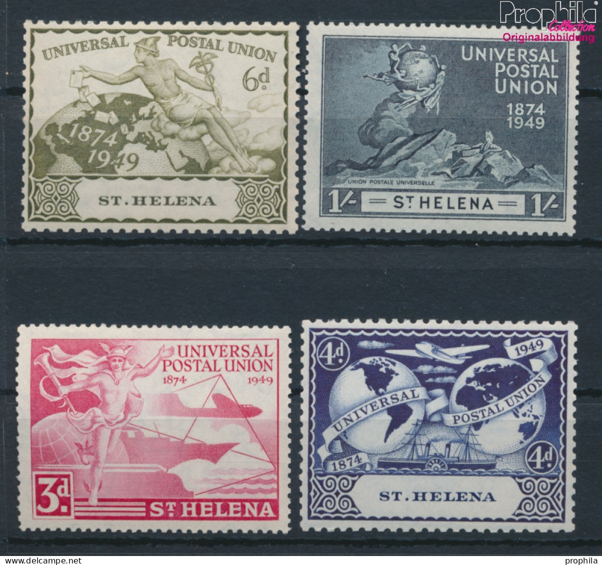 St. Helena 115-118 (kompl.Ausg.) Postfrisch 1949 75 Jahre UPU (10368508 - Sainte-Hélène