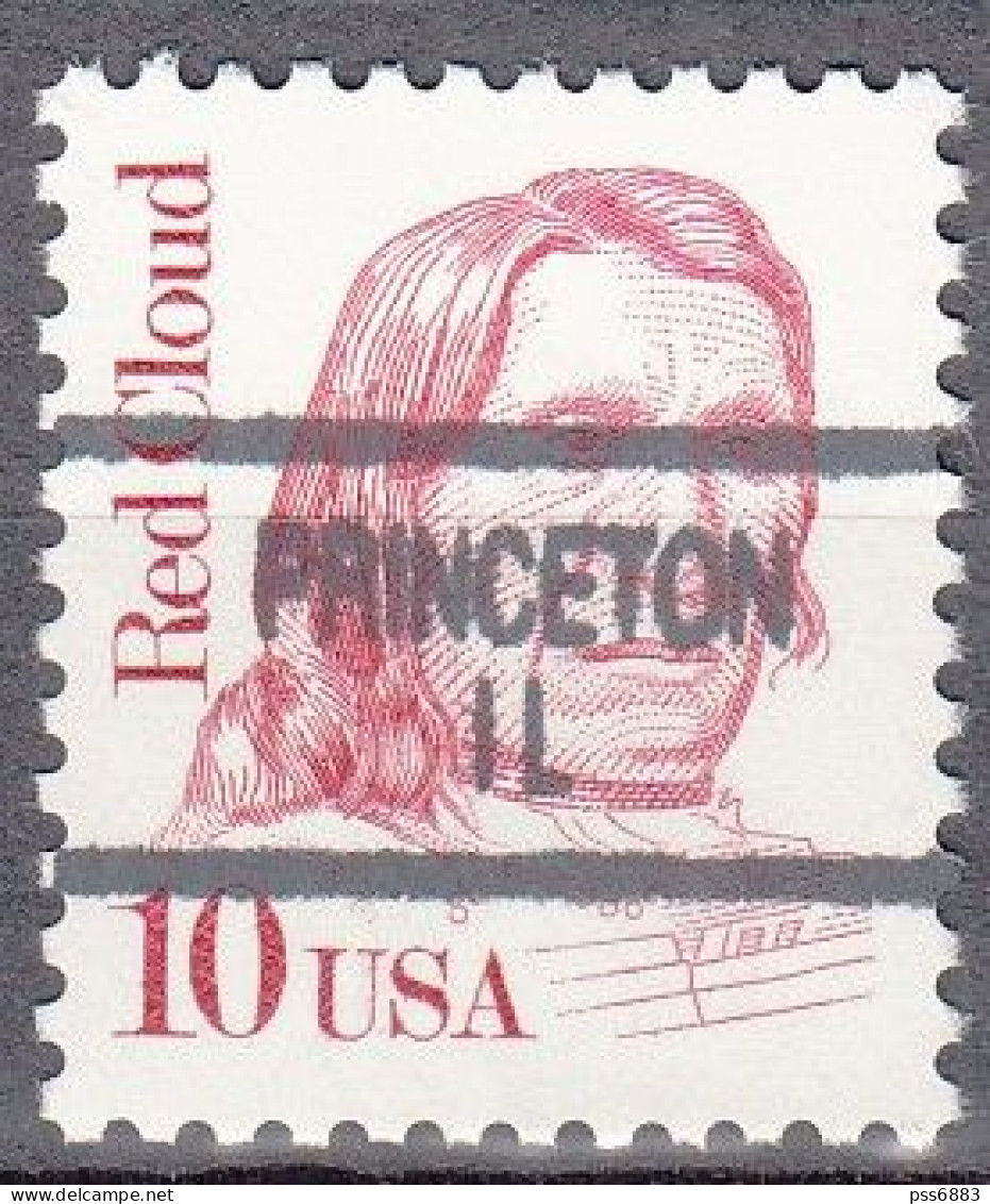 USA LOCAL Precancel/Vorausentwertung/Preo From ILLINOIS - Princeton - Type 904 - Préoblitérés