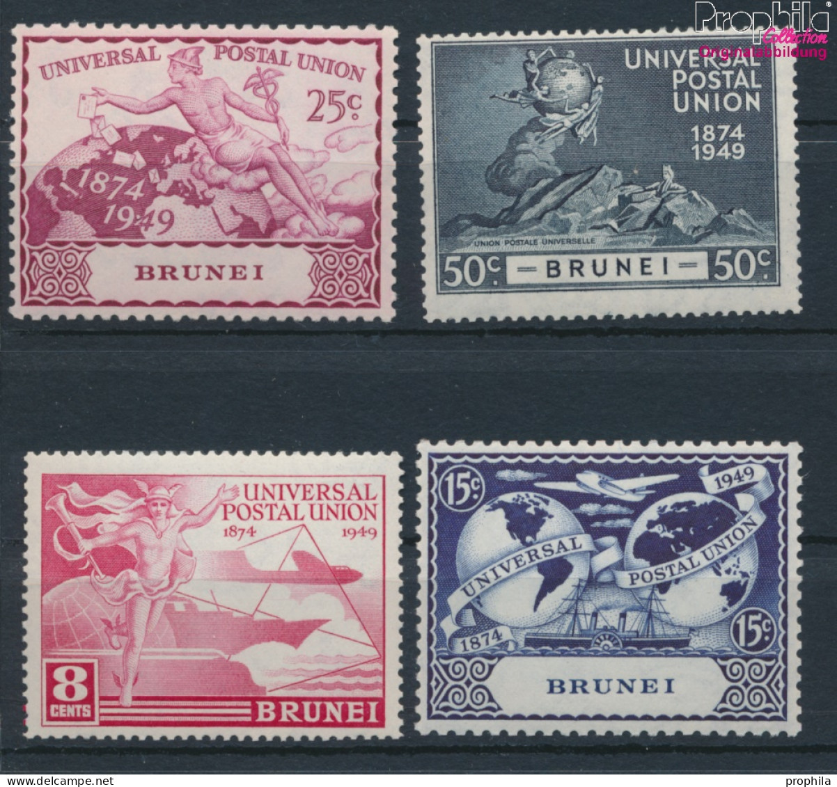 Brunei 74-77 (kompl.Ausg.) Postfrisch 1949 75 Jahre UPU (10368499 - Brunei (1984-...)