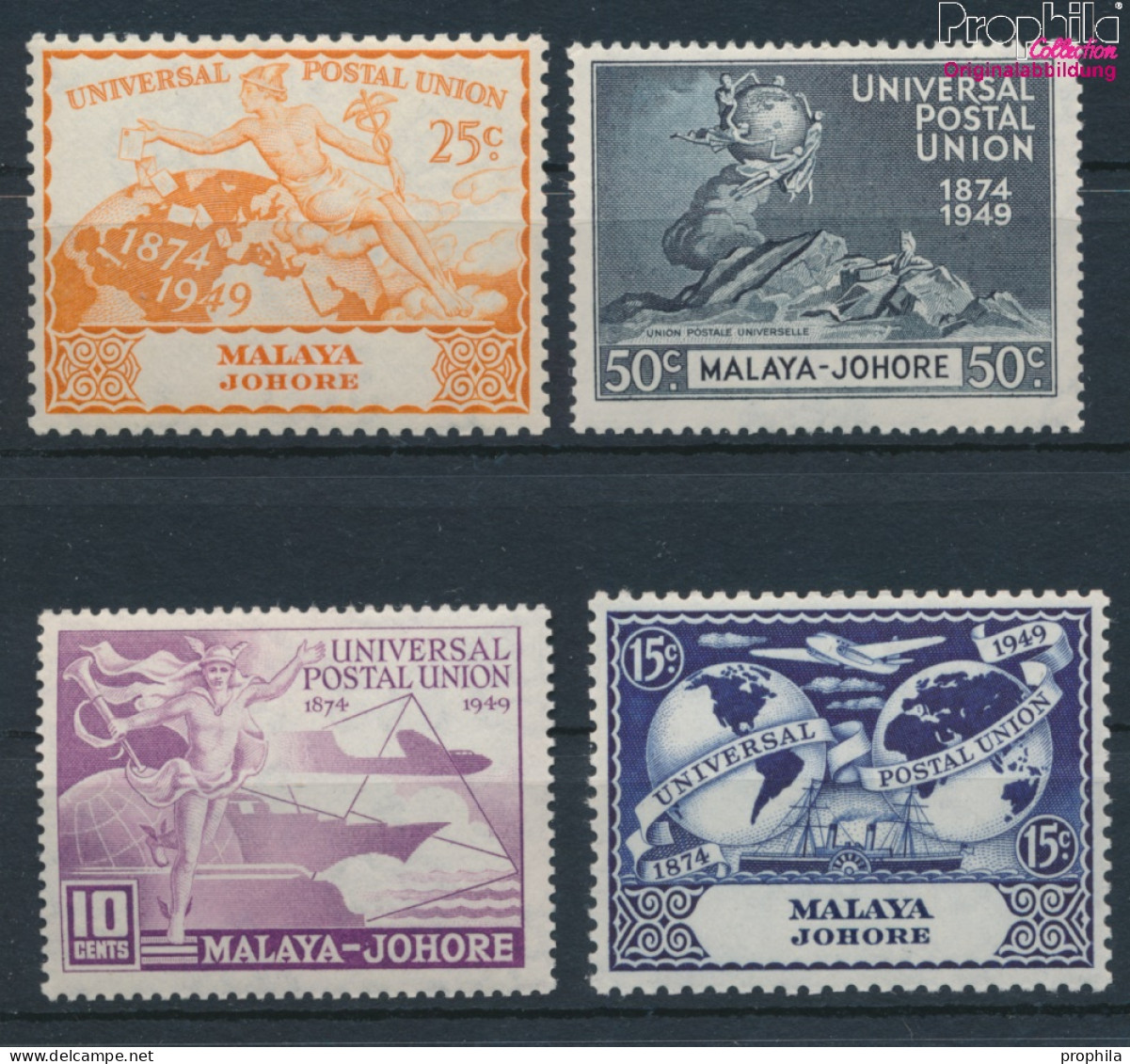 Malaysia - Johor 136-139 (kompl.Ausg.) Postfrisch 1949 75 Jahre UPU (10368495 - Johore