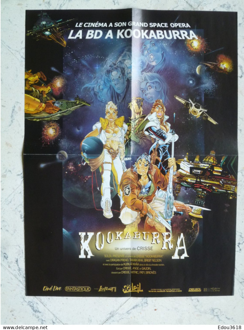 Affiche Poster BD Kookaburra 39x54cm - Grand Space Opéra - Un Univers De Crisse - Advertisement