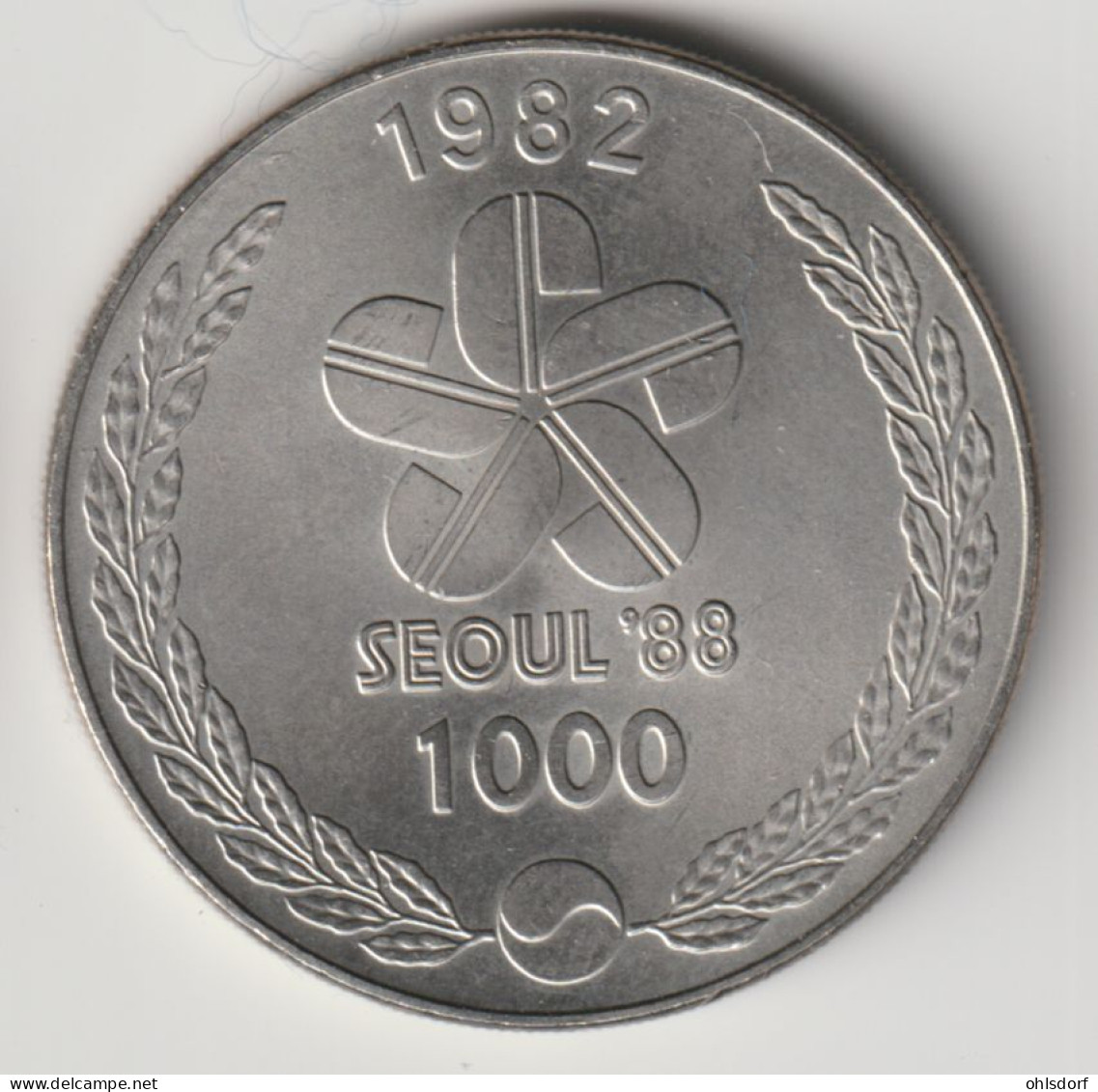 SOUTH KOREA 1982: 1000 Won. KM 28 - Corée Du Sud