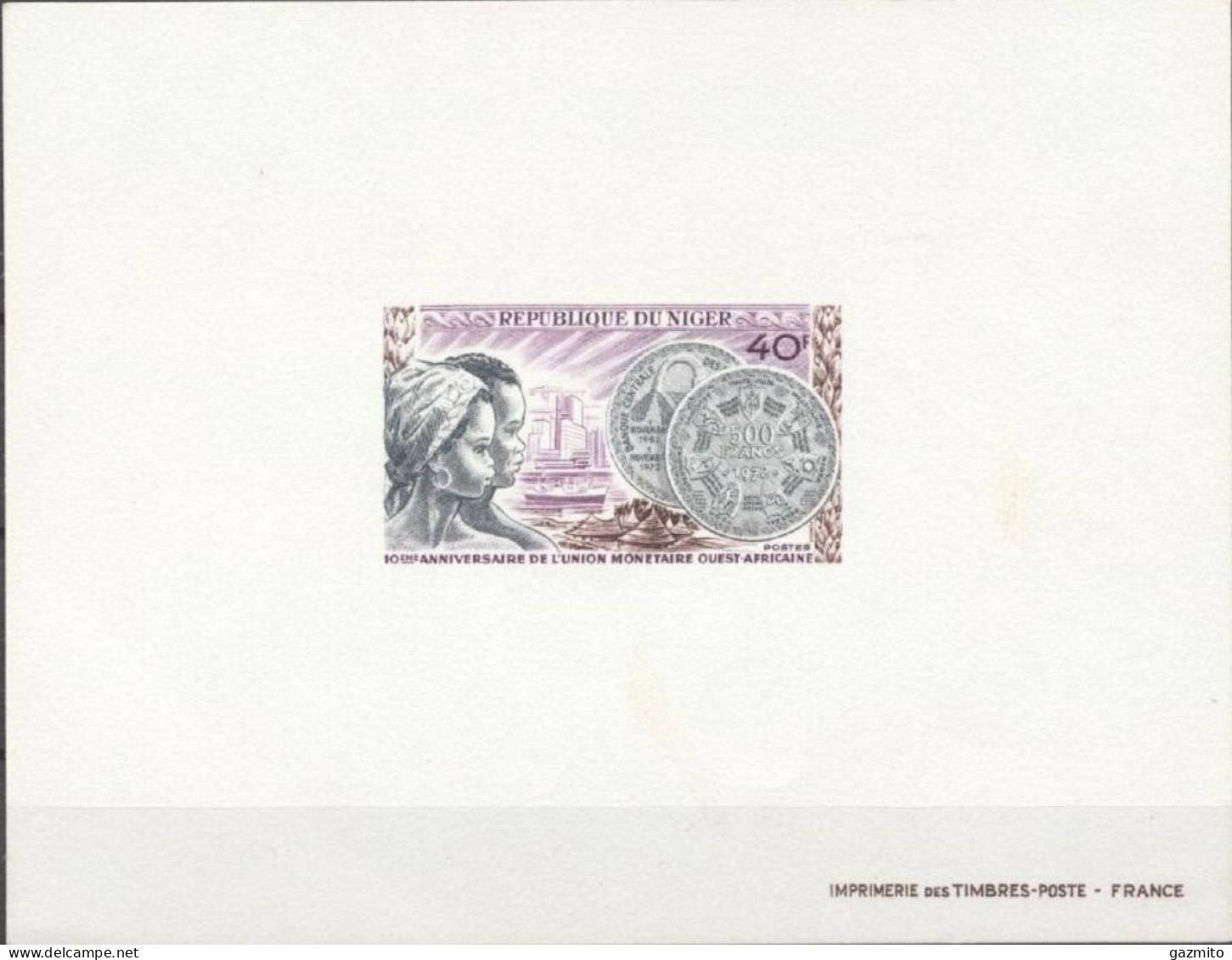 Niger 1972, Coins, Banknotes, Proofs - Níger (1960-...)