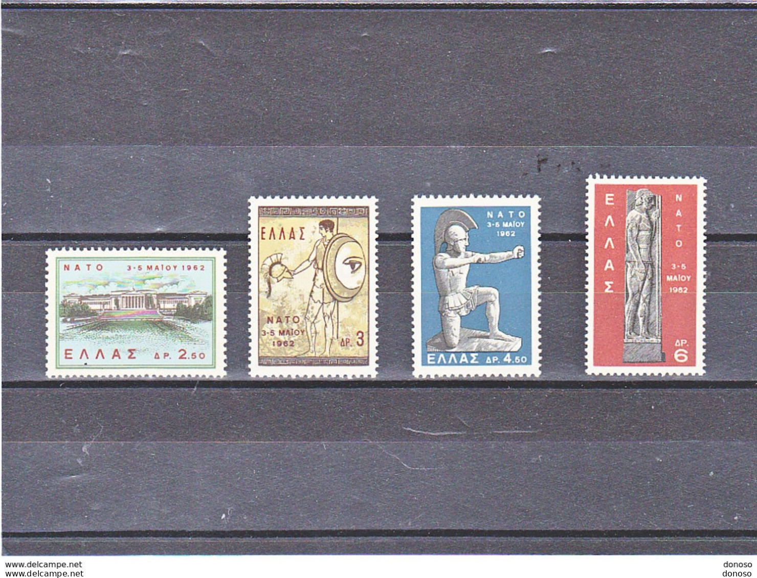 GRECE 1962 OTAN Yvert 770-773, Michel 792-795  NEUF** MNH - Unused Stamps