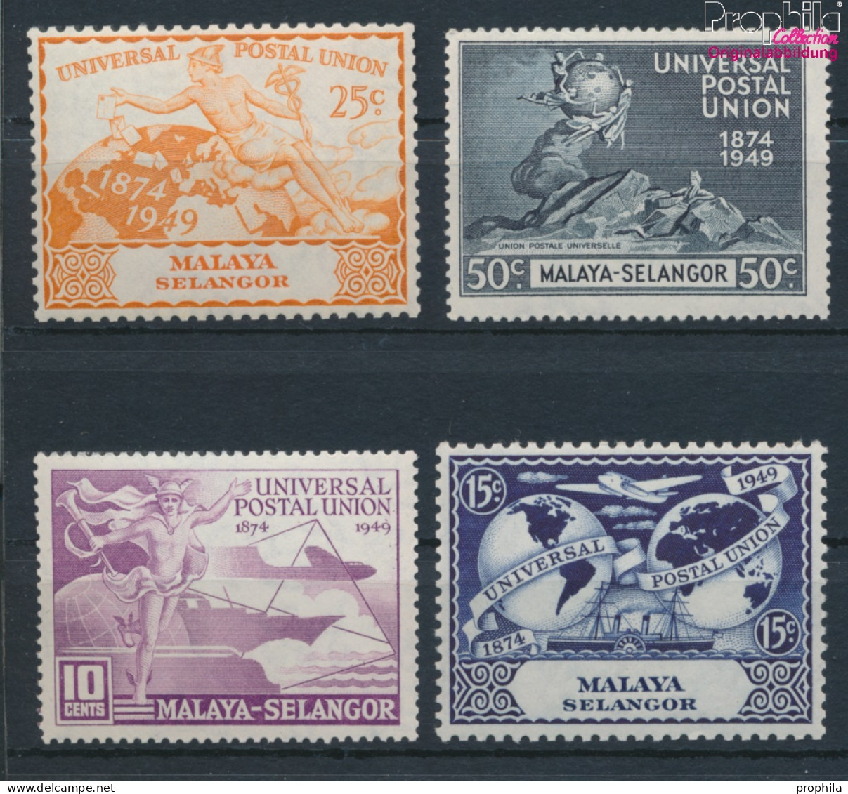 Malaysia - Selangor Postfrisch 75 Jahre UPU 1949 75 Jahre UPU  (10368487 - Selangor