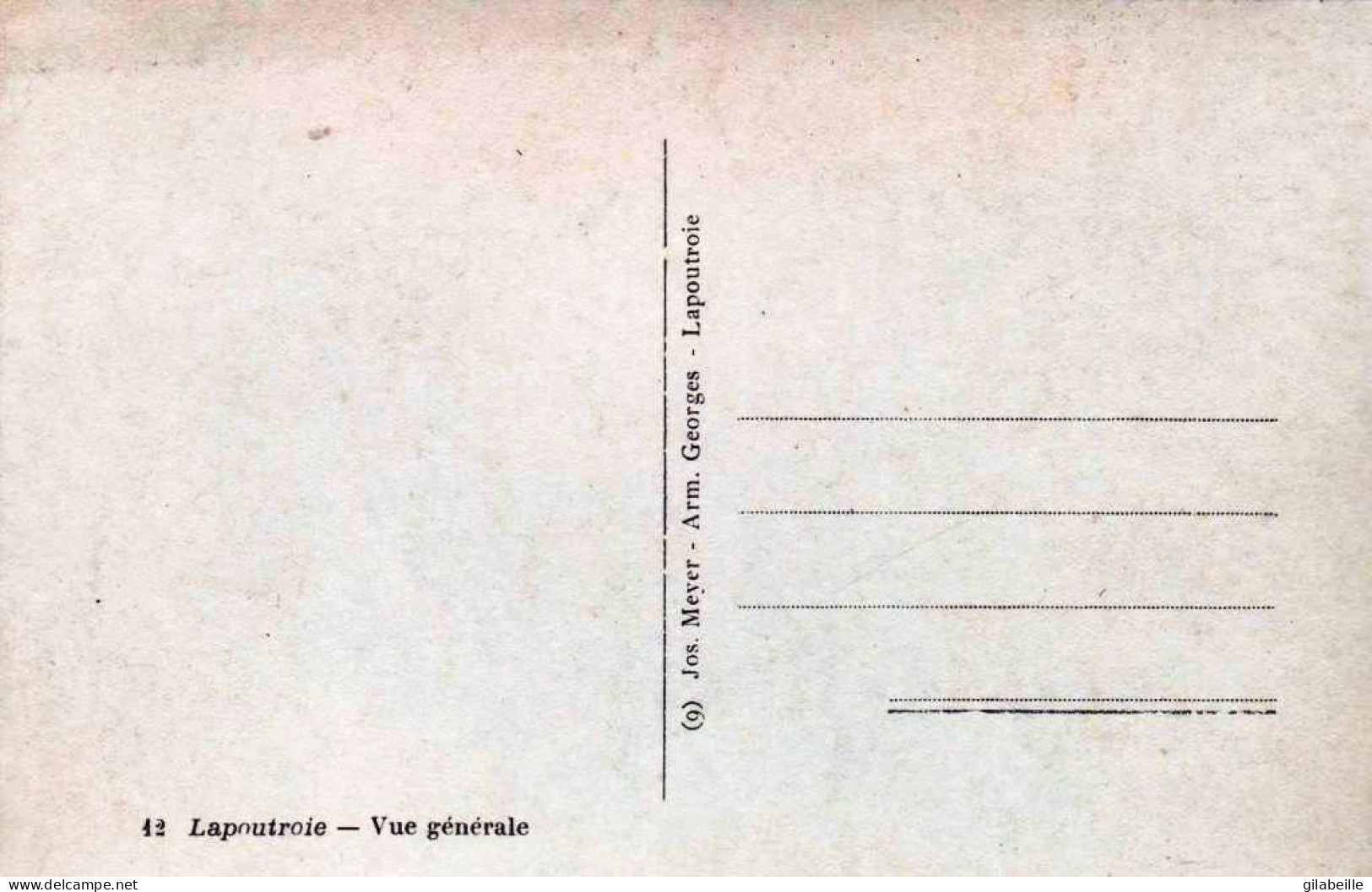 68 - Haut Rhin -  LAPOUTROIE - Vue Generale - Lapoutroie