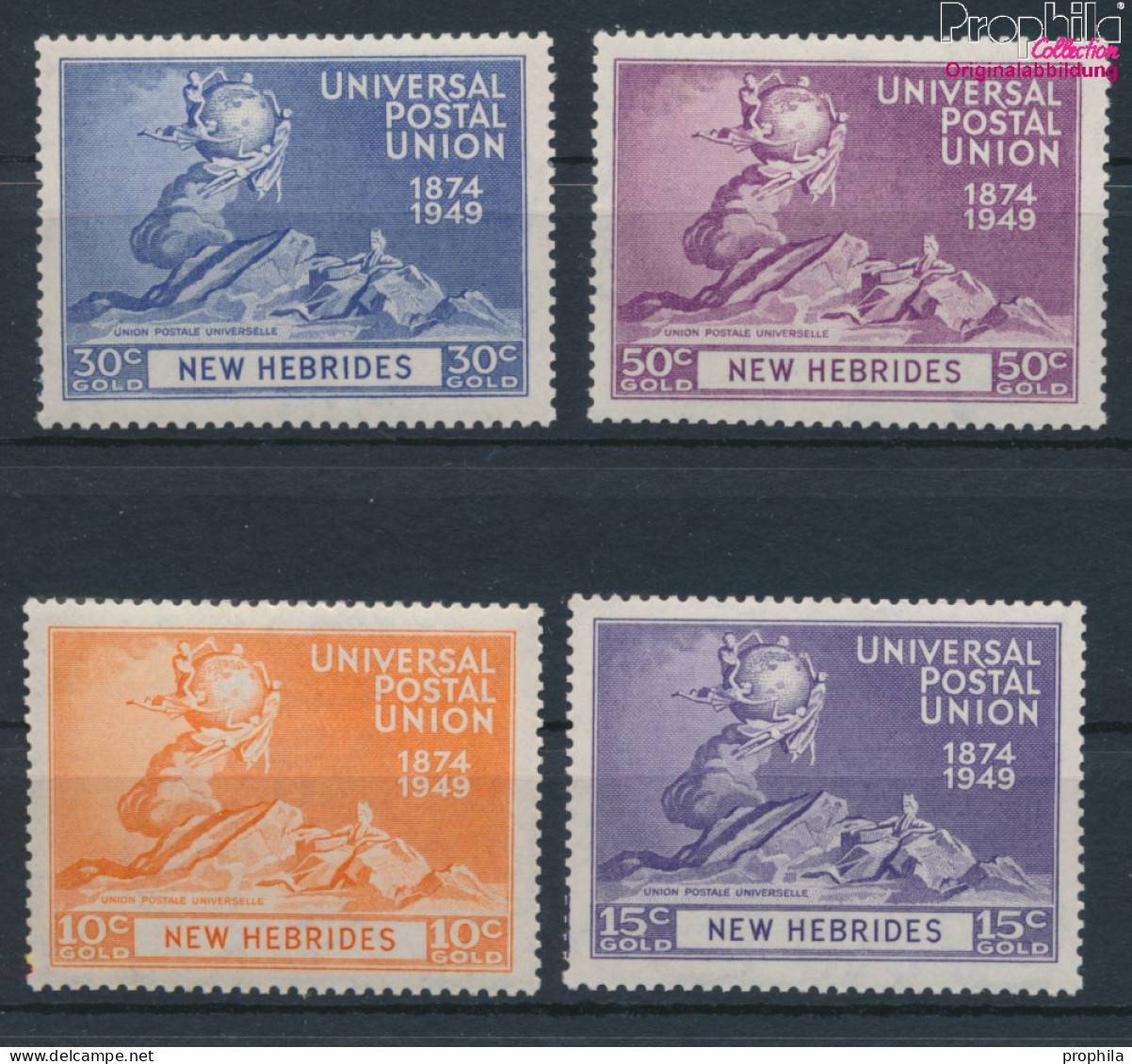 Neue Hebriden 133-136 (kompl.Ausg.) Postfrisch 1949 75 Jahre UPU (10368484 - Nuovi