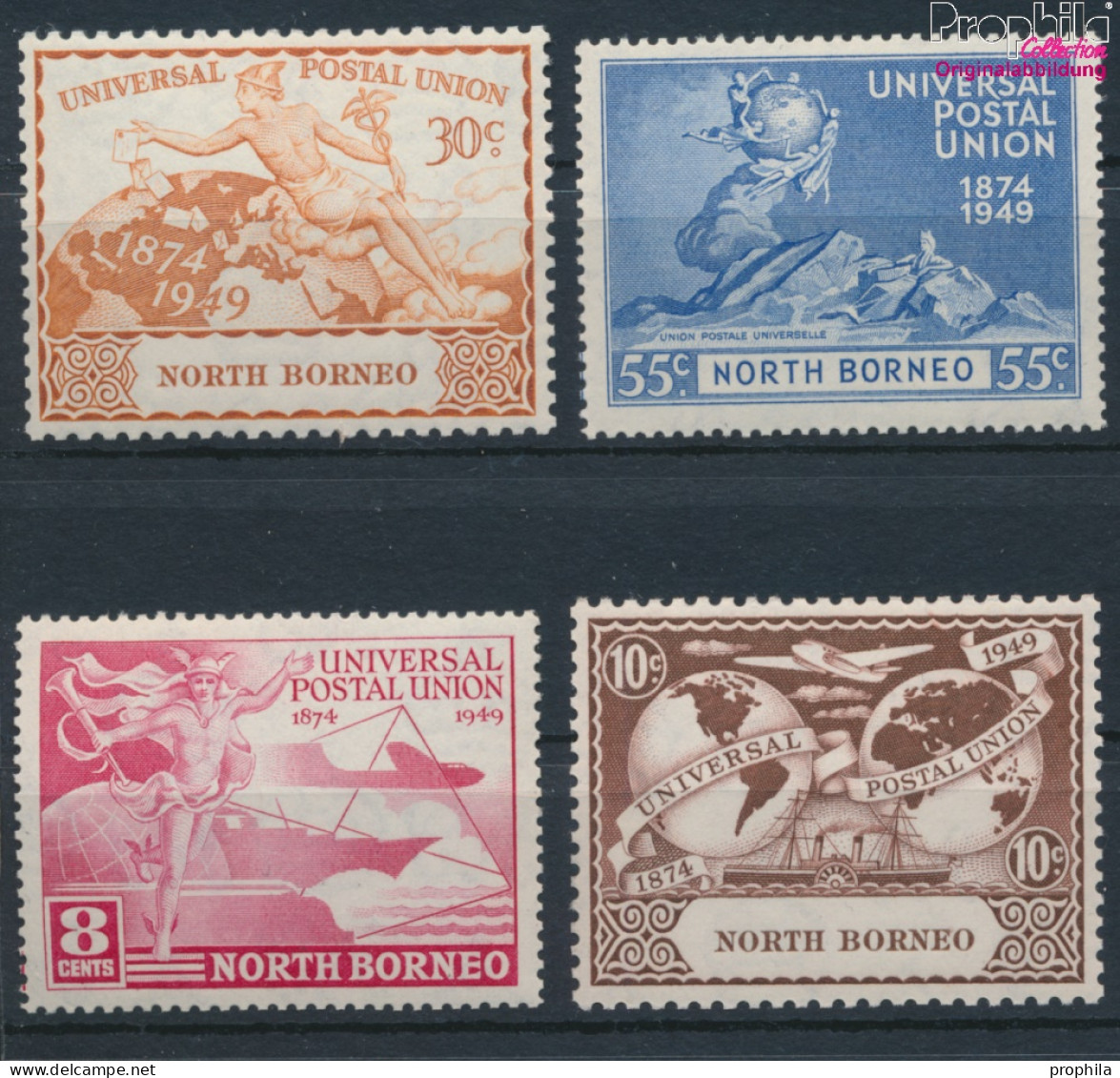 Nordborneo Postfrisch 75 Jahre UPU 1949 75 Jahre UPU  (10368483 - Borneo Septentrional (...-1963)