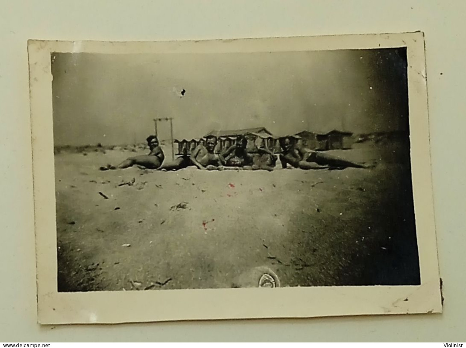 Men On The Beach-old Photo By Photographer Werner Meier,Wolmirstedt-Germany - Anonymous Persons