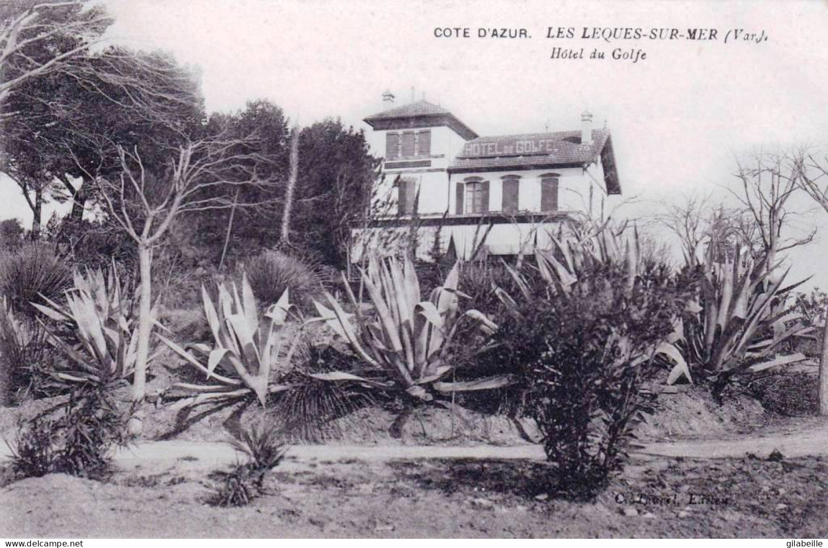 83 - Var -  LES LEQUES Sur MER (  Saint-Cyr-sur-Mer )  - Hotel Du Golfe - Les Lecques