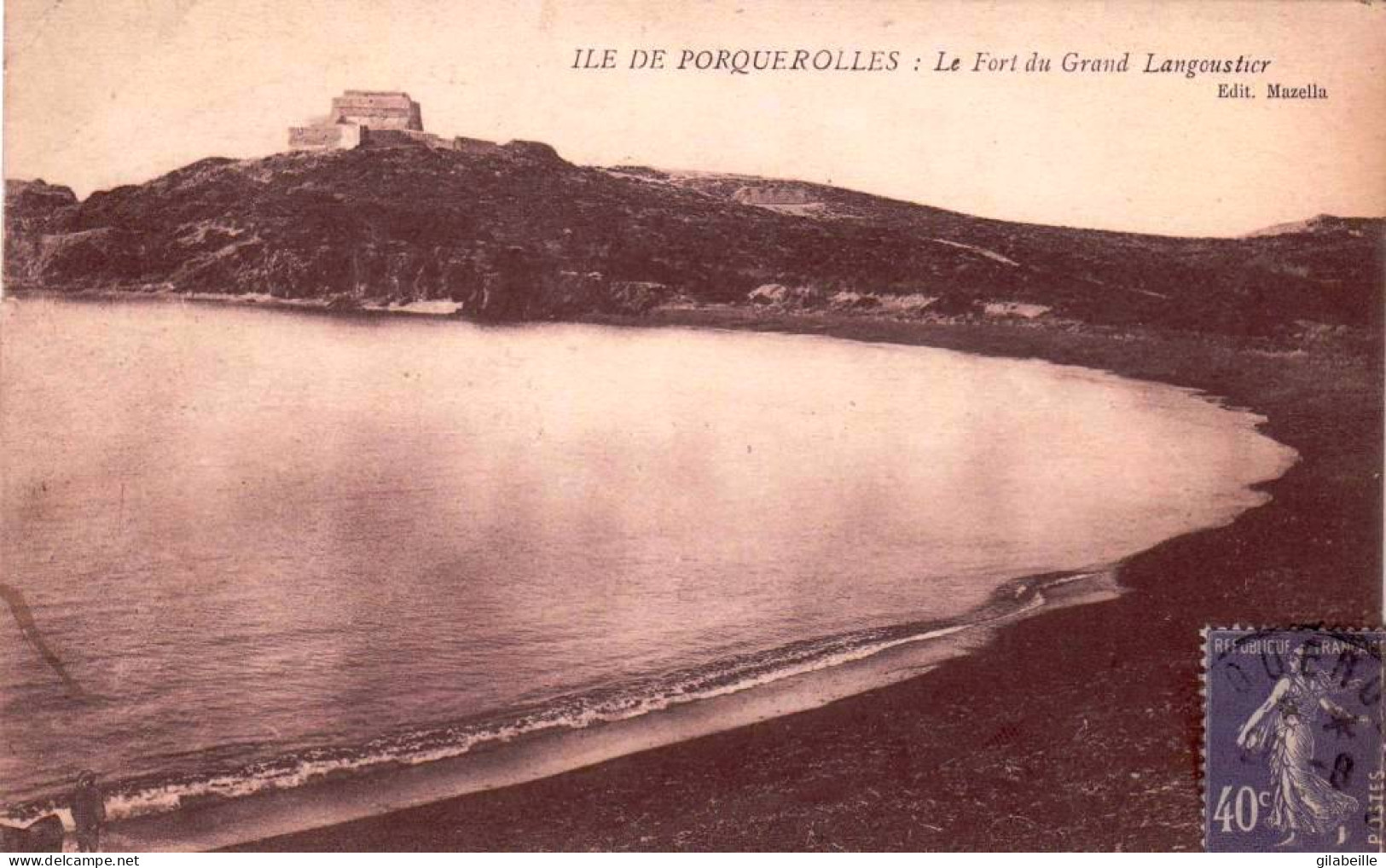 83 - Var -  ILE  De PORQUEROLLES - Le Fort Du Grand Langoustier - Porquerolles