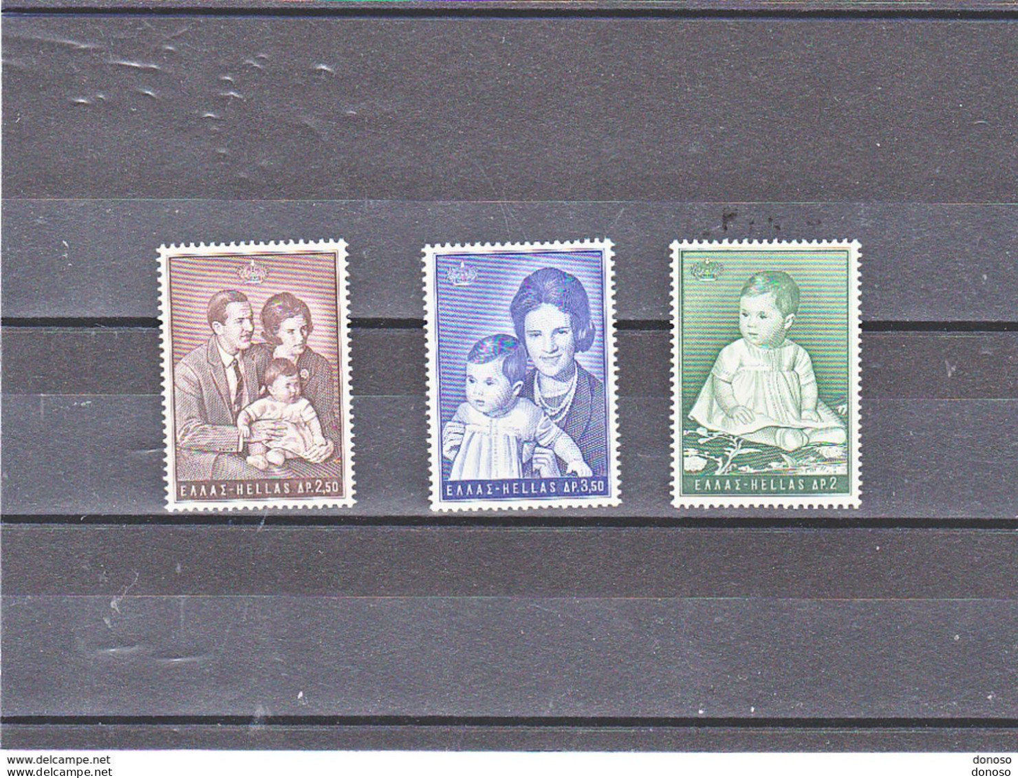 GRECE 1966 PRINCESSE ALEXIE Yvert 911-913, Michel 933-935 NEUF** MNH - Nuovi