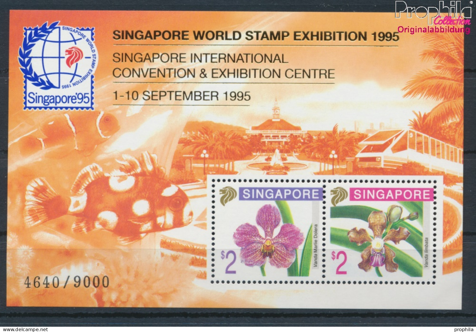 Singapur Block35A I (kompl.Ausg.) Postfrisch 1995 Orchideen (10368447 - Singapur (1959-...)