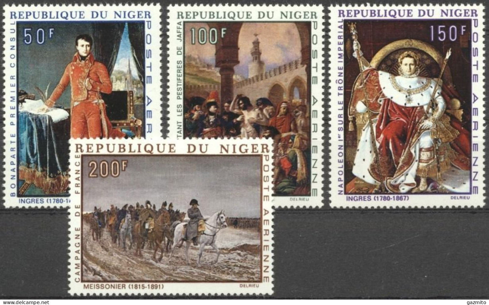 Niger 1969, Art, Napoleon, 4val - Napoleon